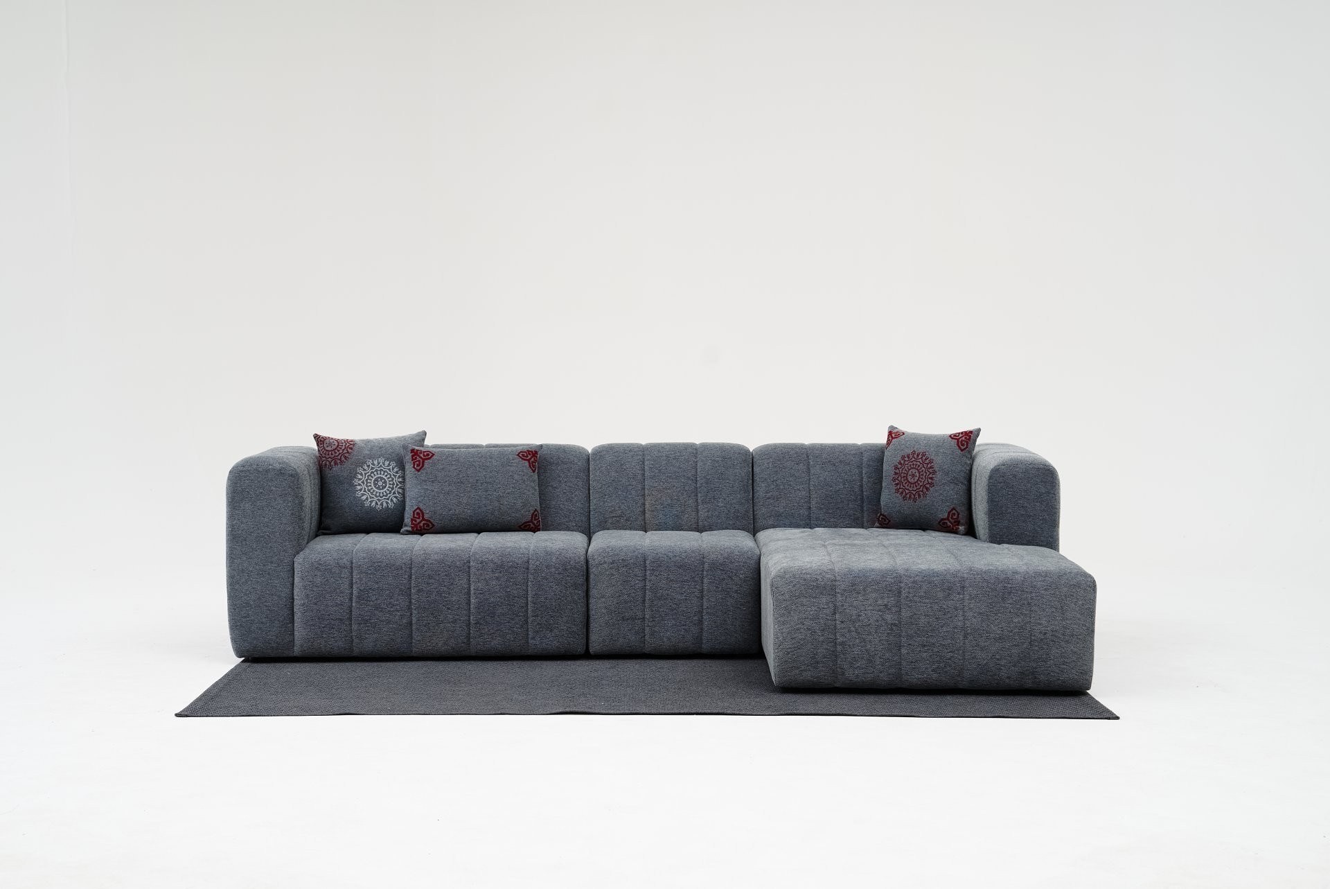 Beyza Sofa Récamiere Rechts Grau