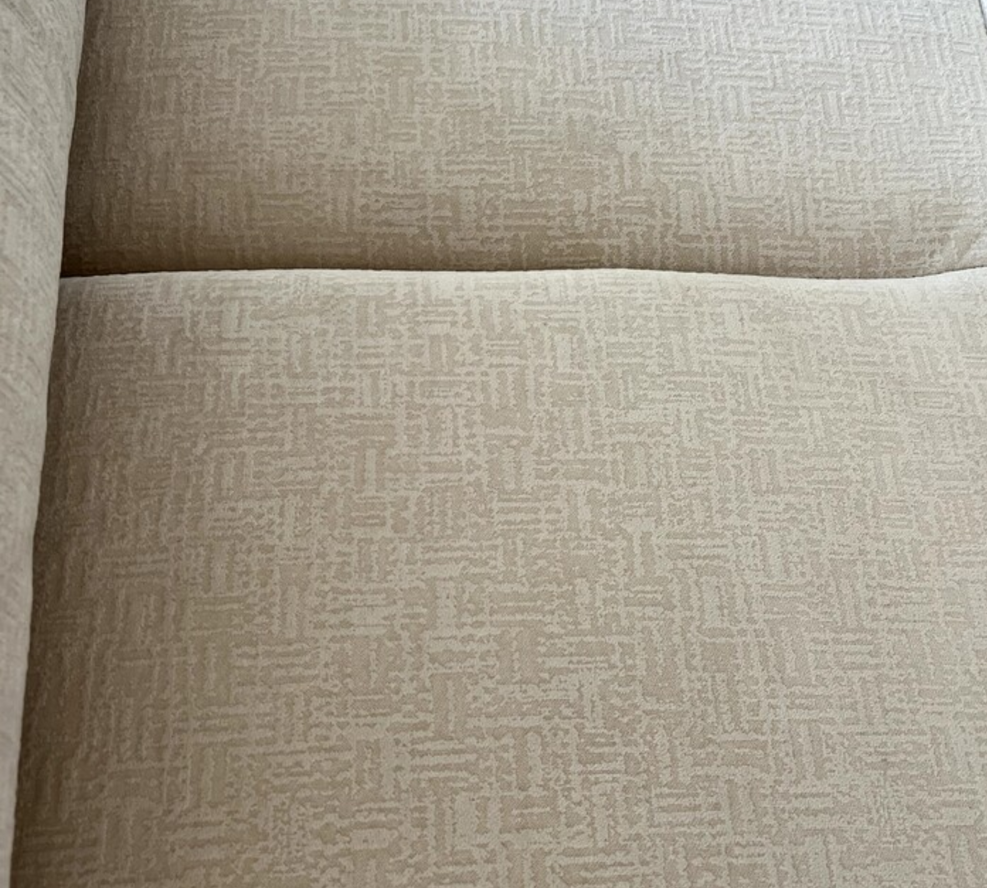 Sofa Récamiere Links Samt Creme