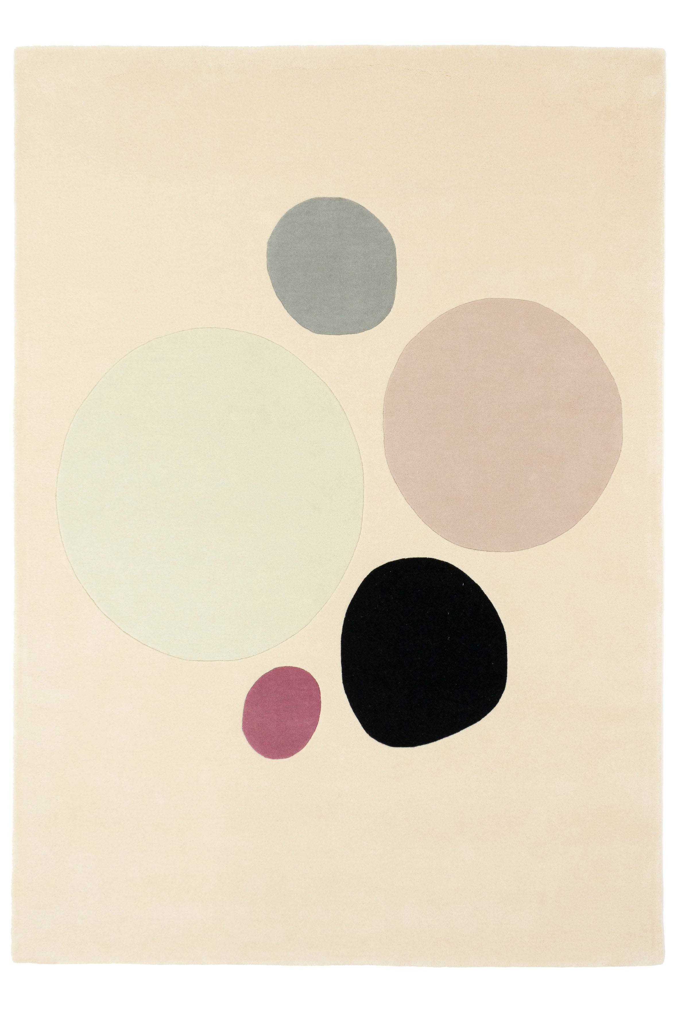 Bubbles Carpet Wool Multicolored