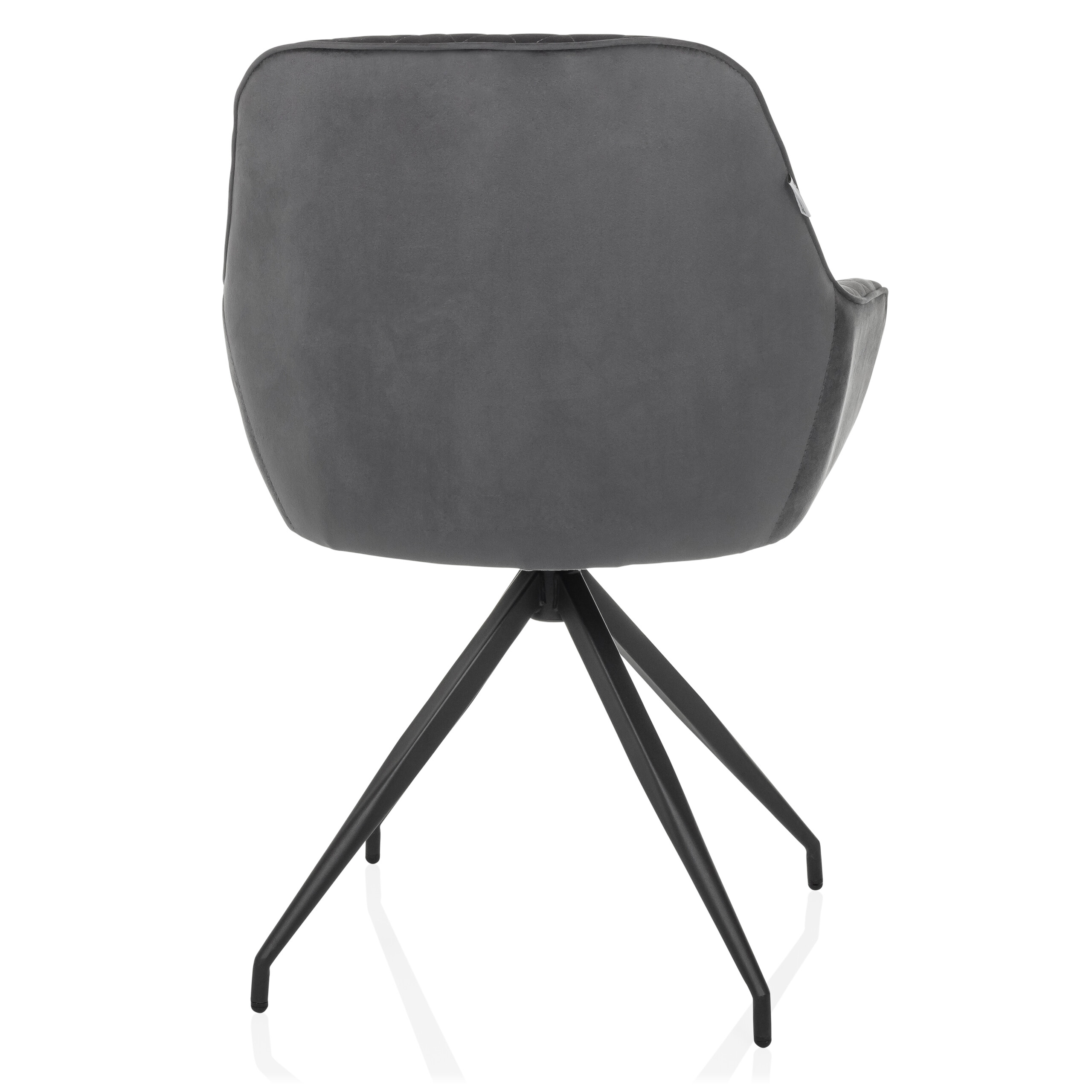 ELVERUM Dining Chair Velvet Grey