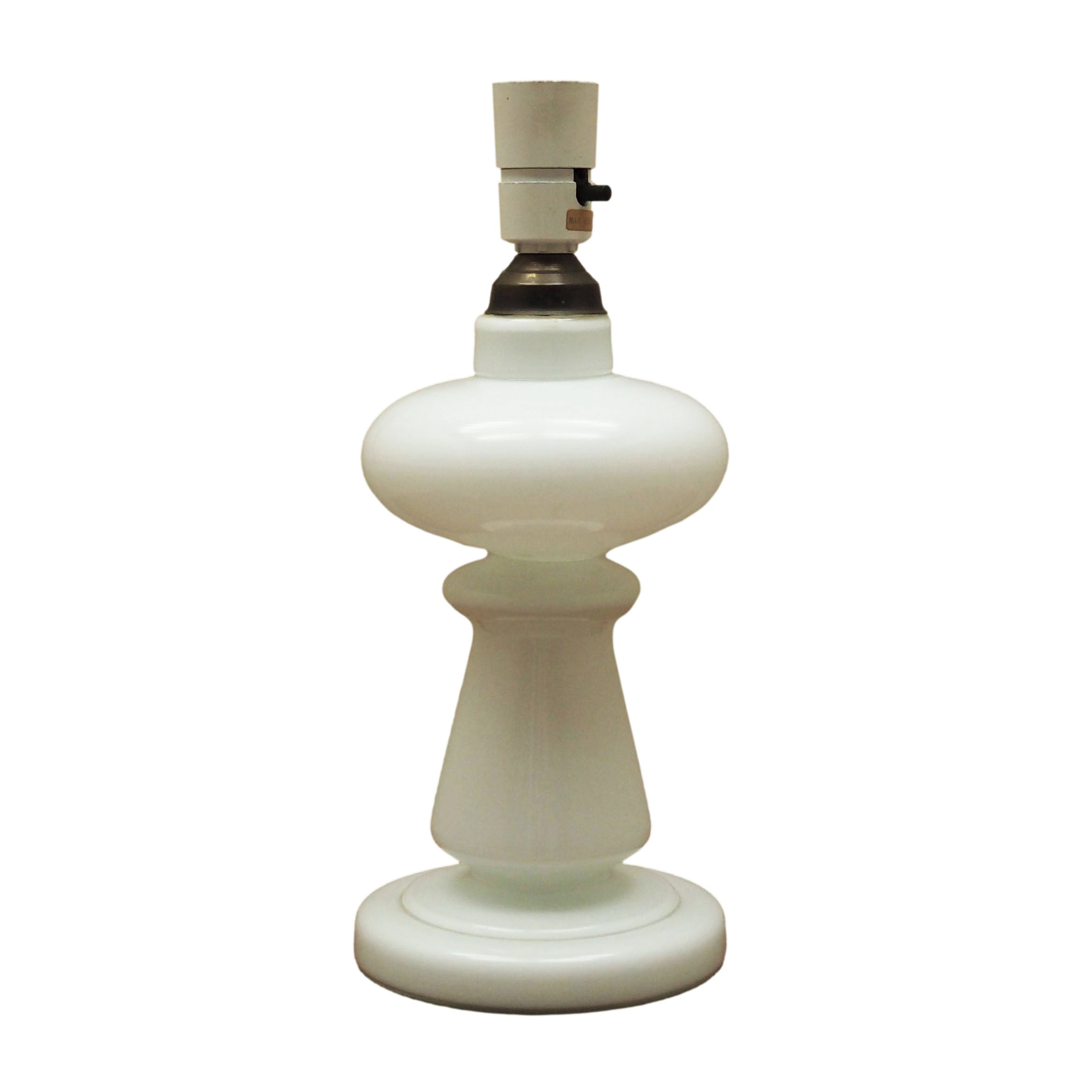 Tischlampe Glas 1970er Jahre