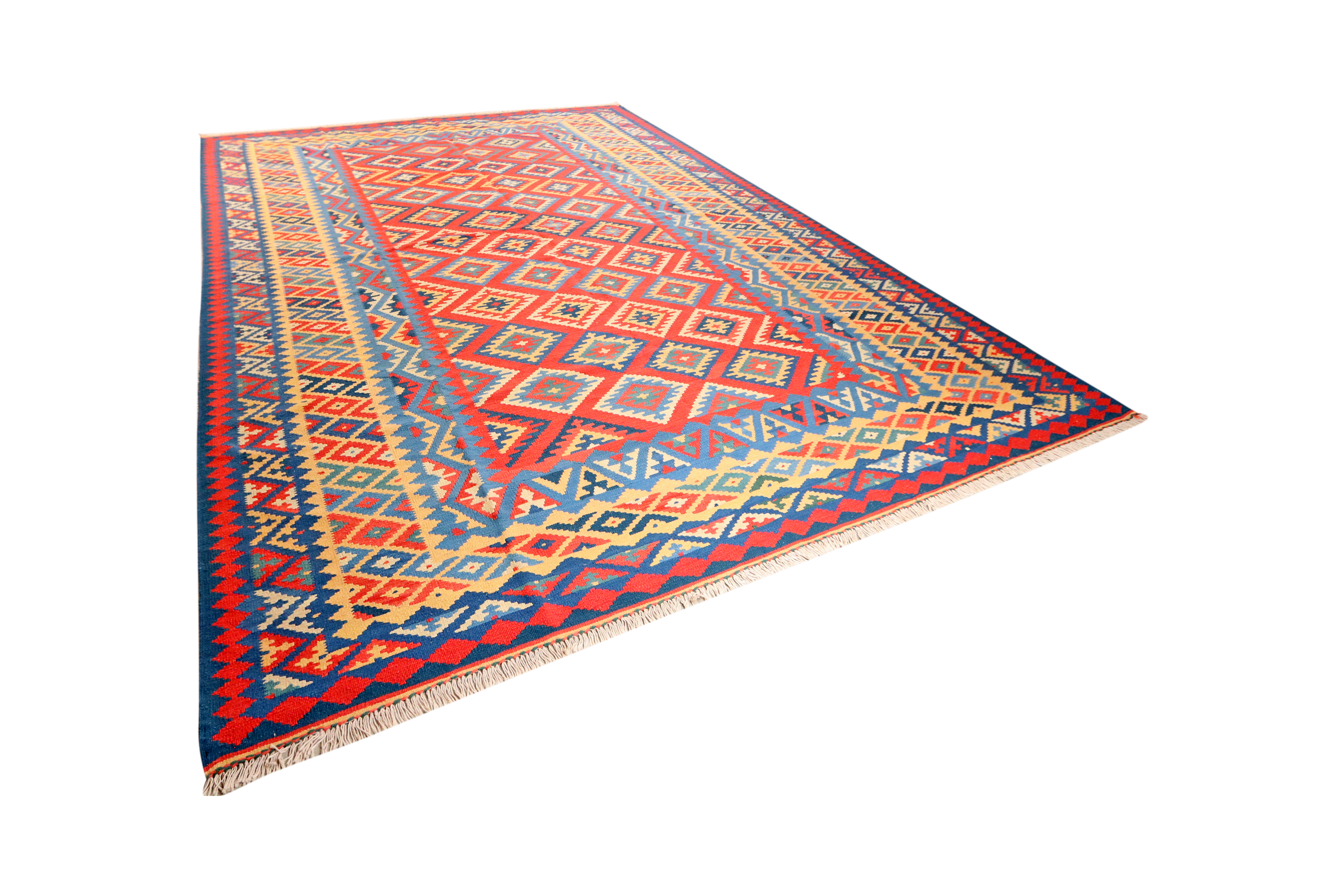 Kilim Gashgai Teppich Mehrfarbig
