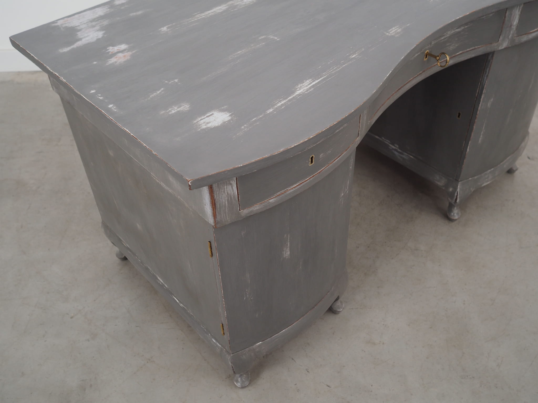 Mahogany Schreibtisch 1960 Jahre