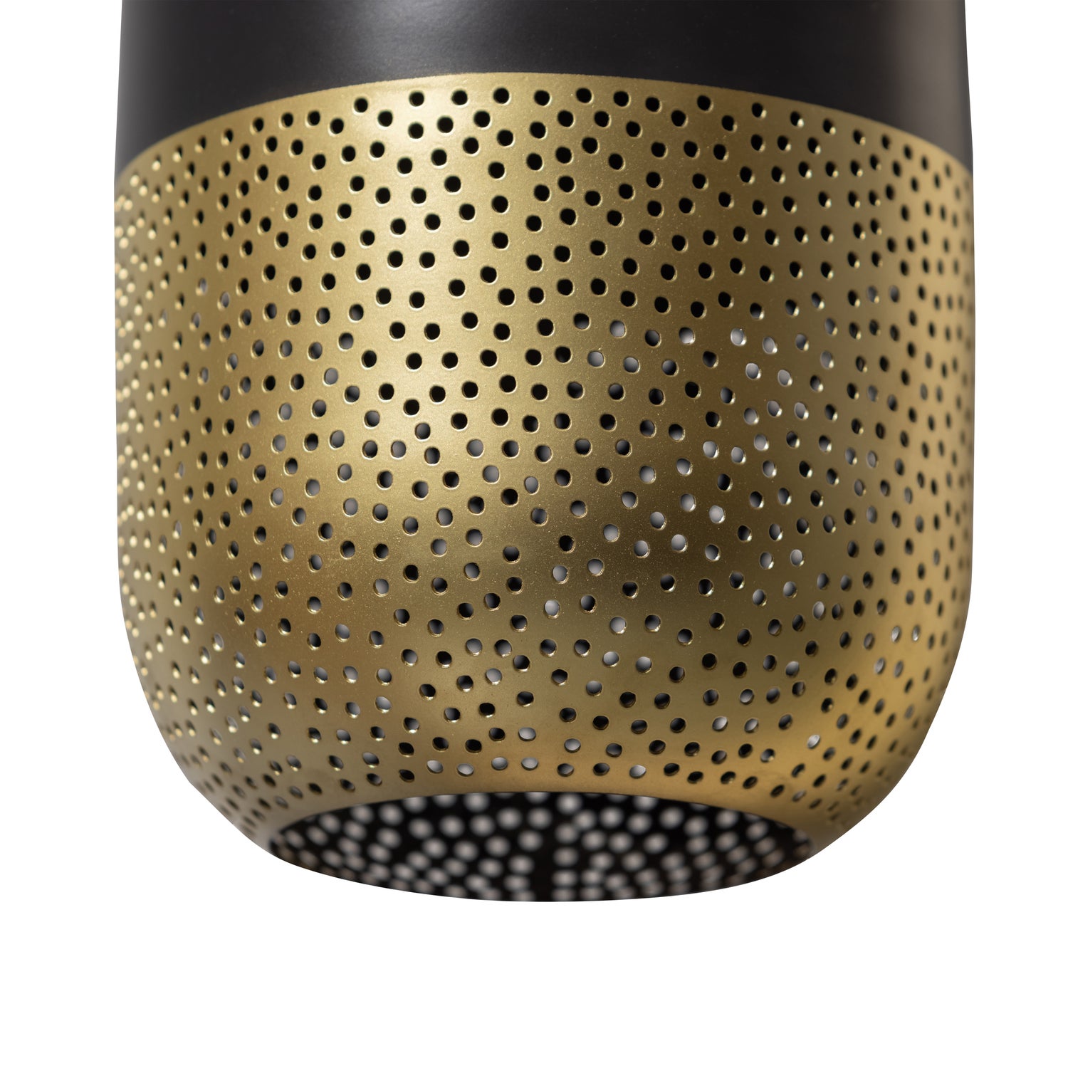 2x Tirsa Pendant Lamp Metal Black Gold