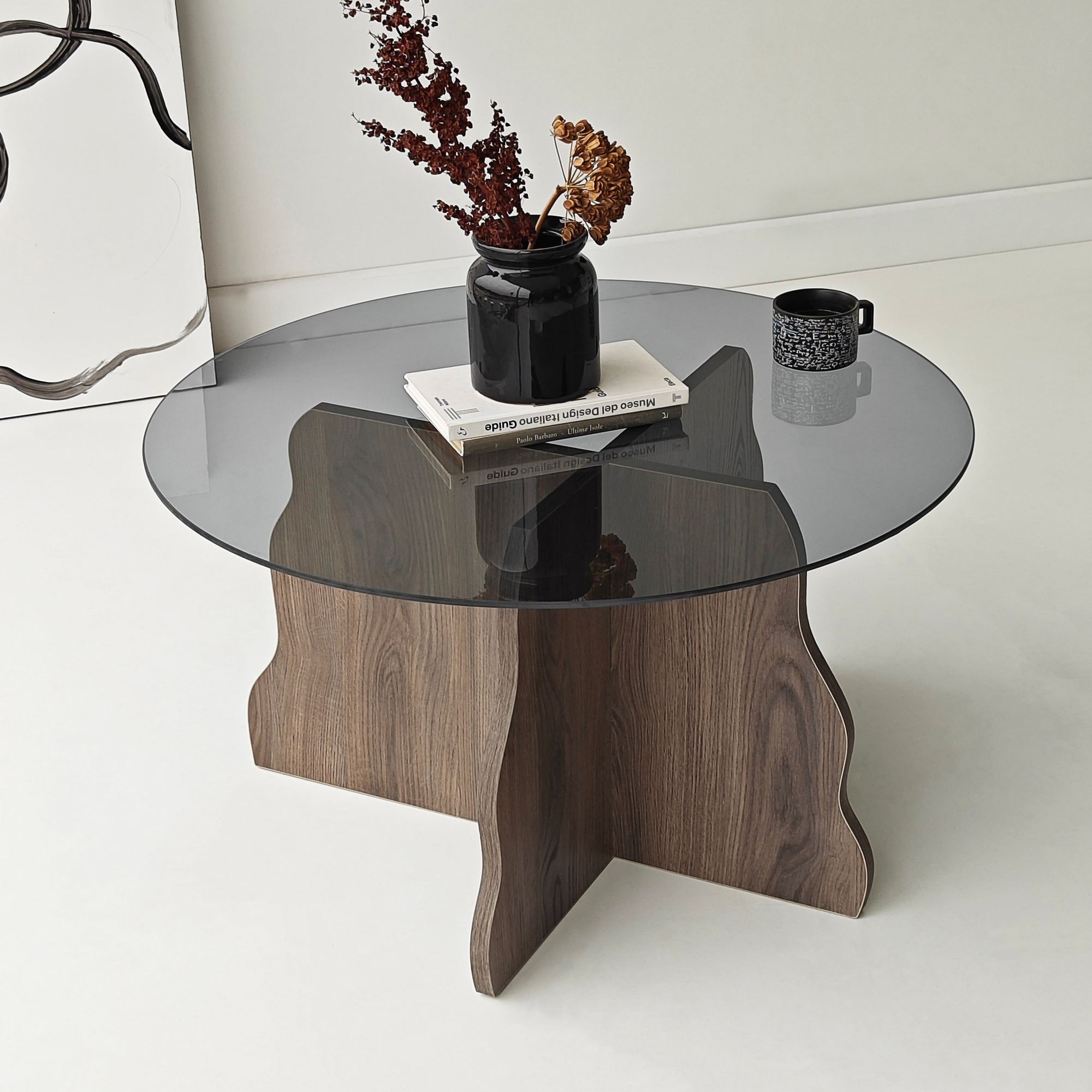 Butterfly Table Walnut Smoke