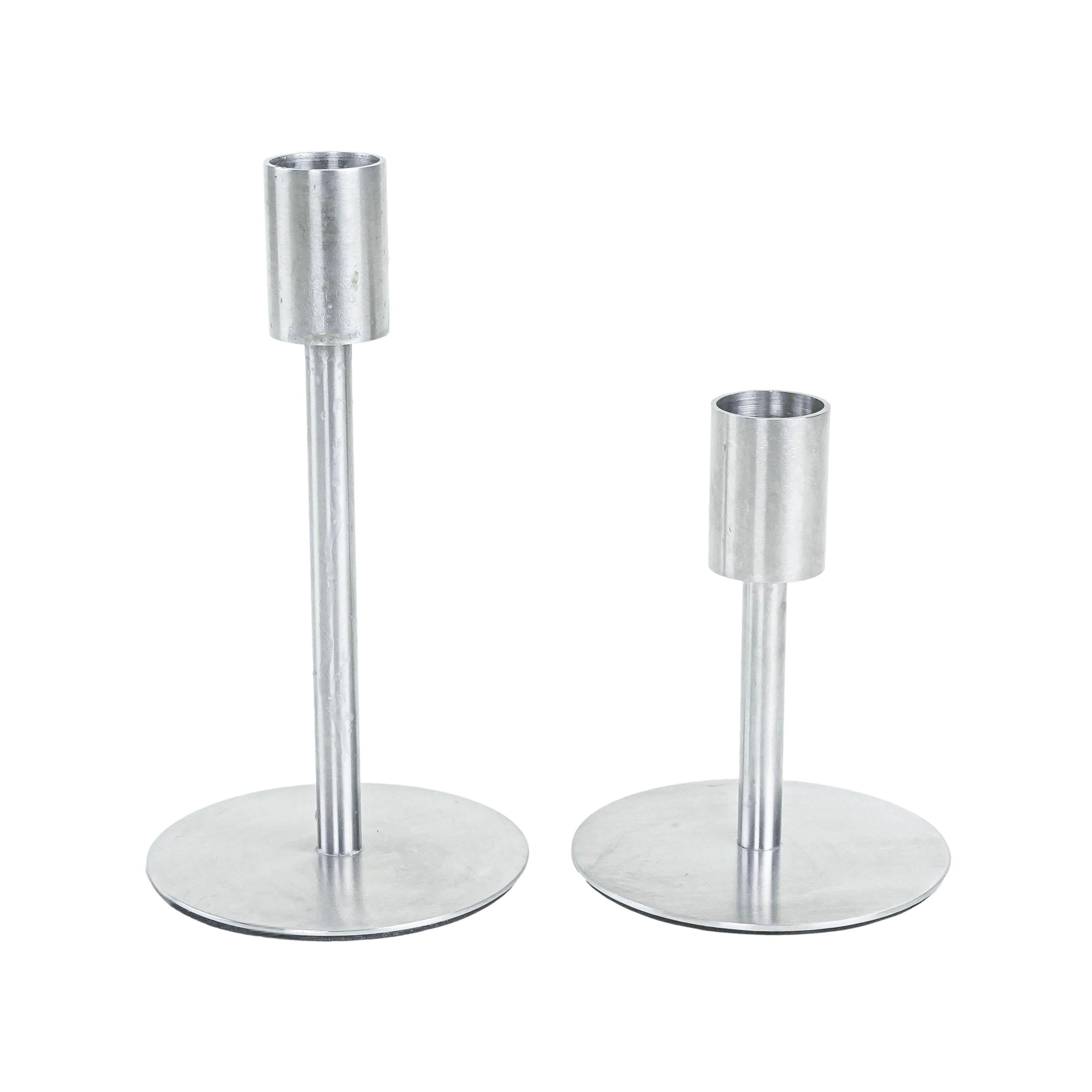 Set of metal candle holders 1970s
