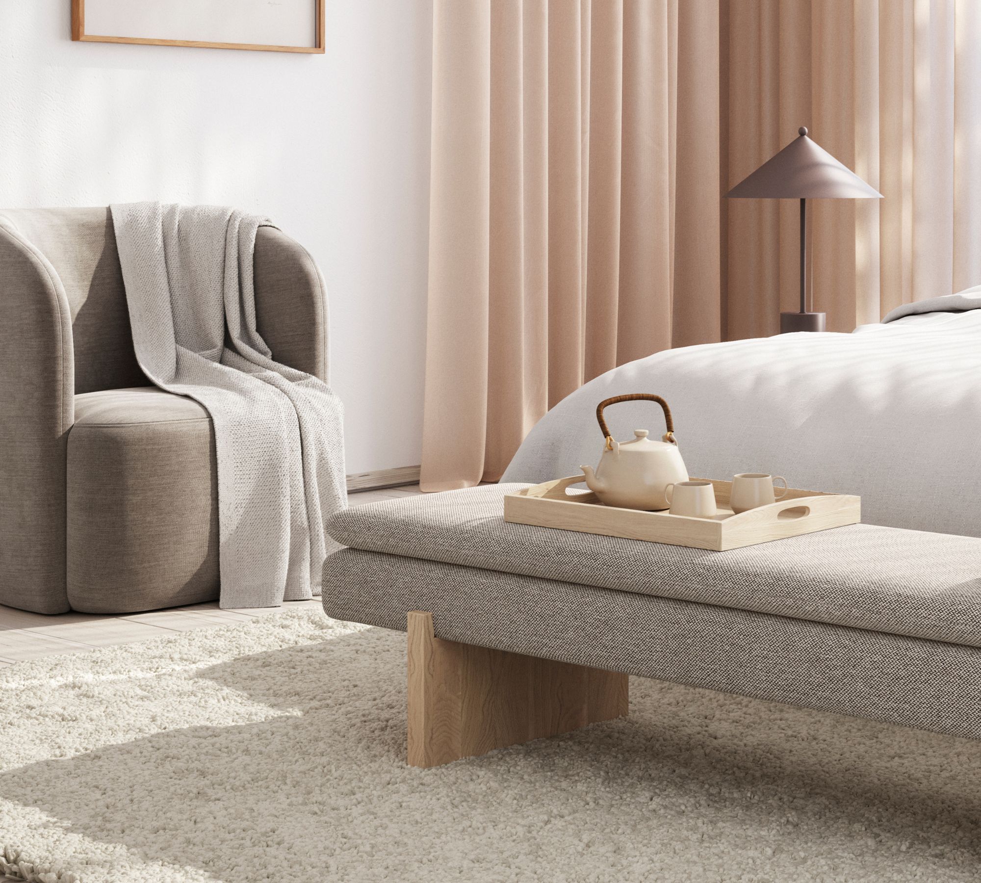 Blair Dreh-Sessel Velour Lux Dark Green