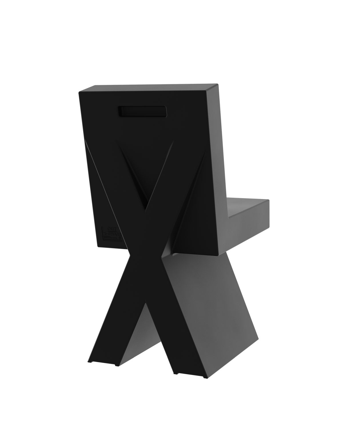 X-CHAIR Stuhl Schwarz
