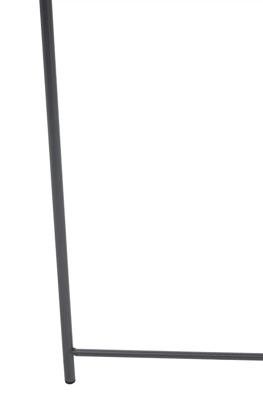 Acero Grau Metall Runder Beistelltisch
