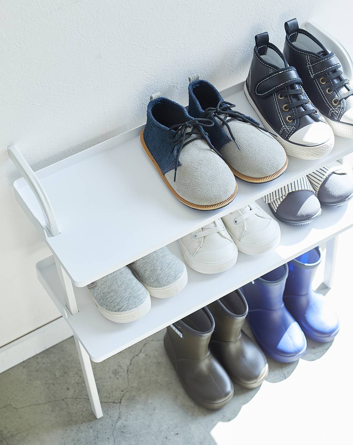 Schuhregal Frame Kids Stahl Weiß