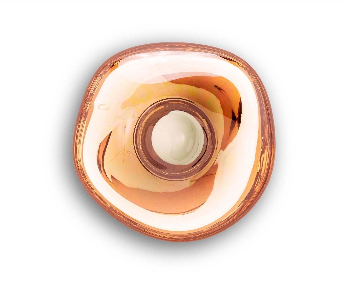 Melt Surface Led Wandleuchte Bronze