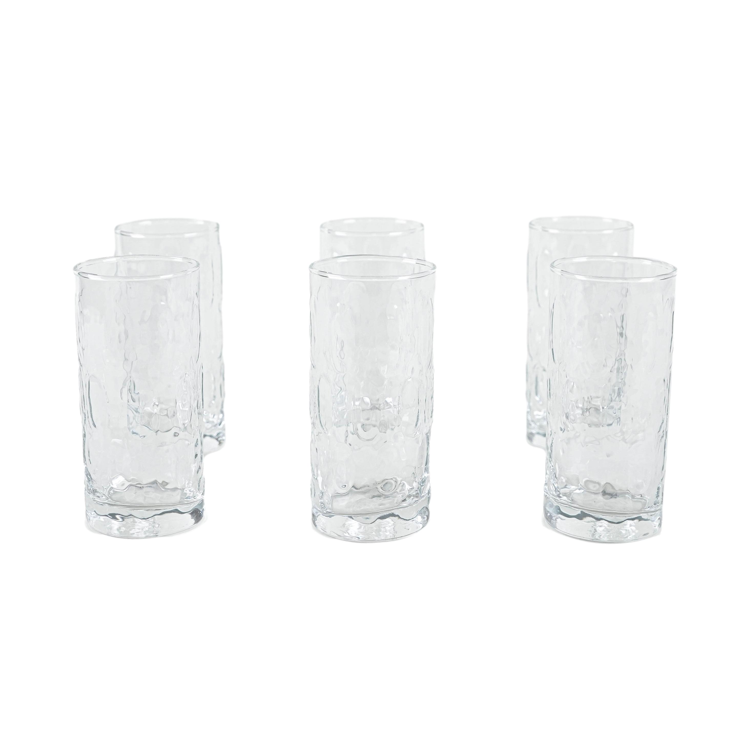 Sechser-Set Gläser 1970er Jahre