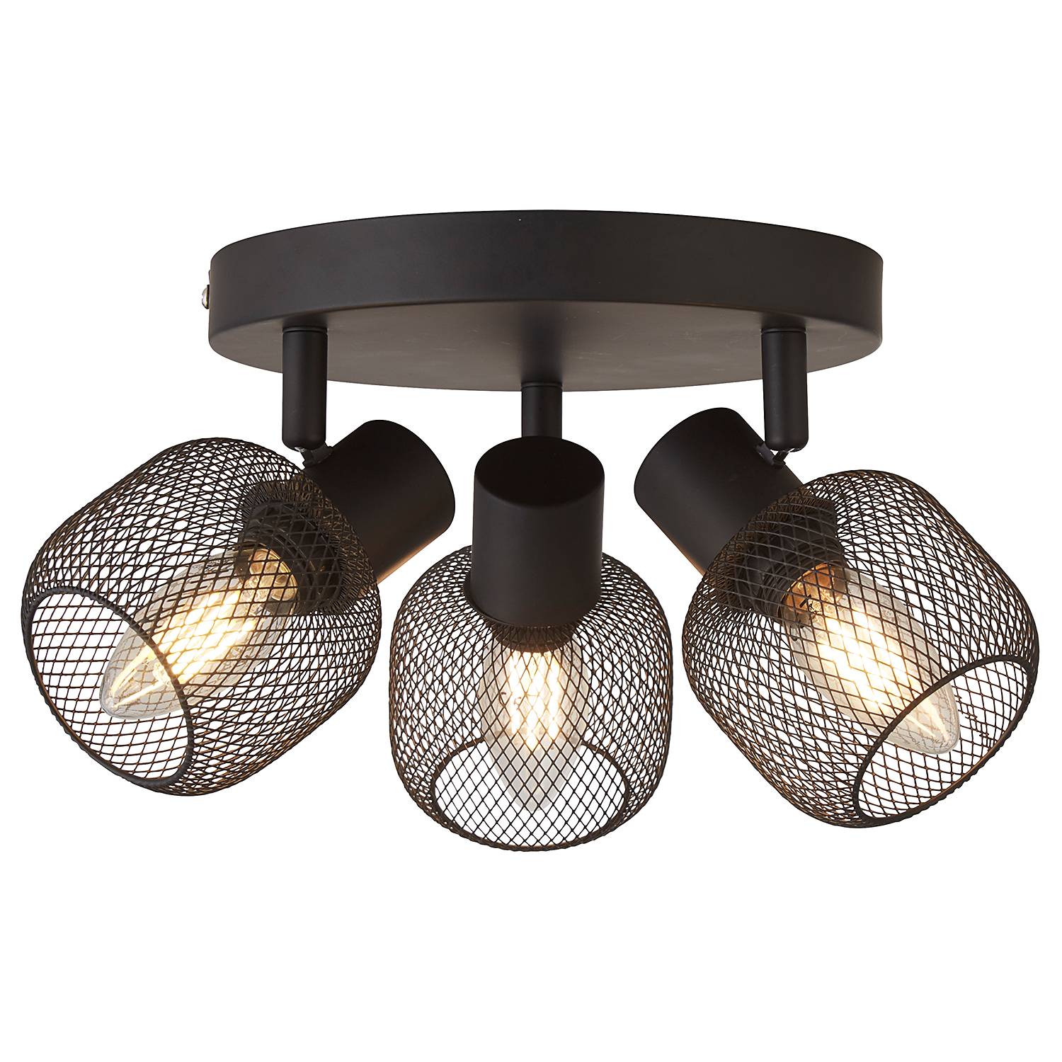 Deckenleuchte Mesh Schwarz