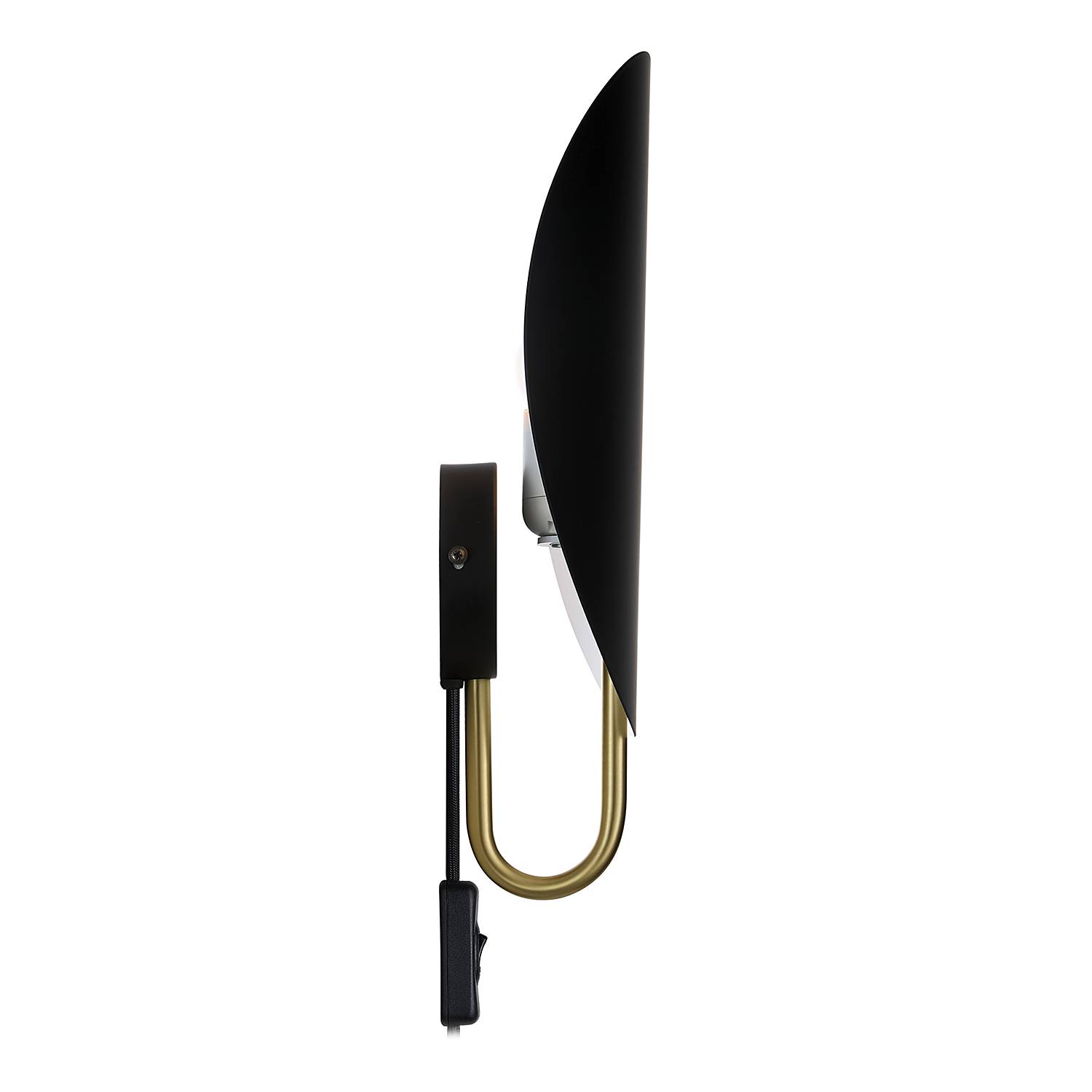 Spargo Wandleuchte Aluminium Schwarz