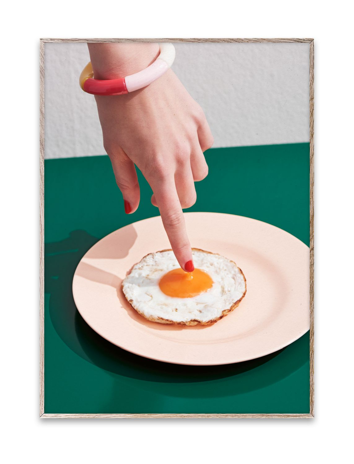 Fried Egg Poster Mehrfarbig ohne Rahmen