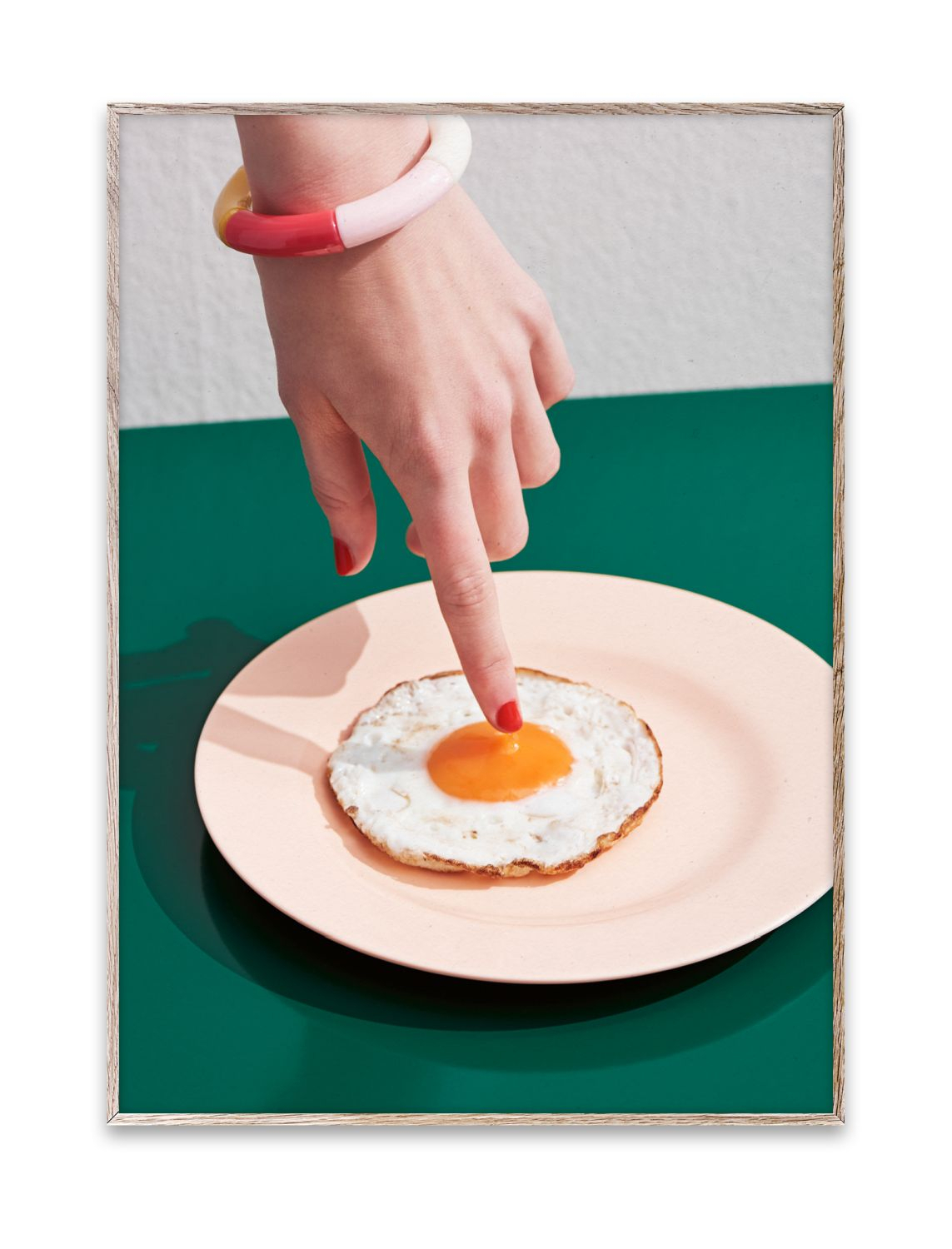 Fried Egg Poster Mehrfarbig