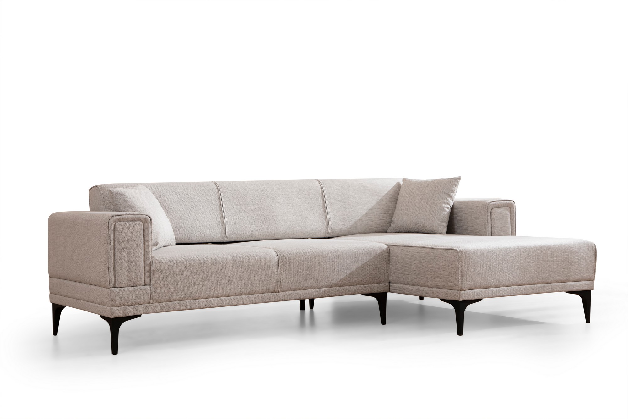 Horizon Ecksofa Rechts Ecru