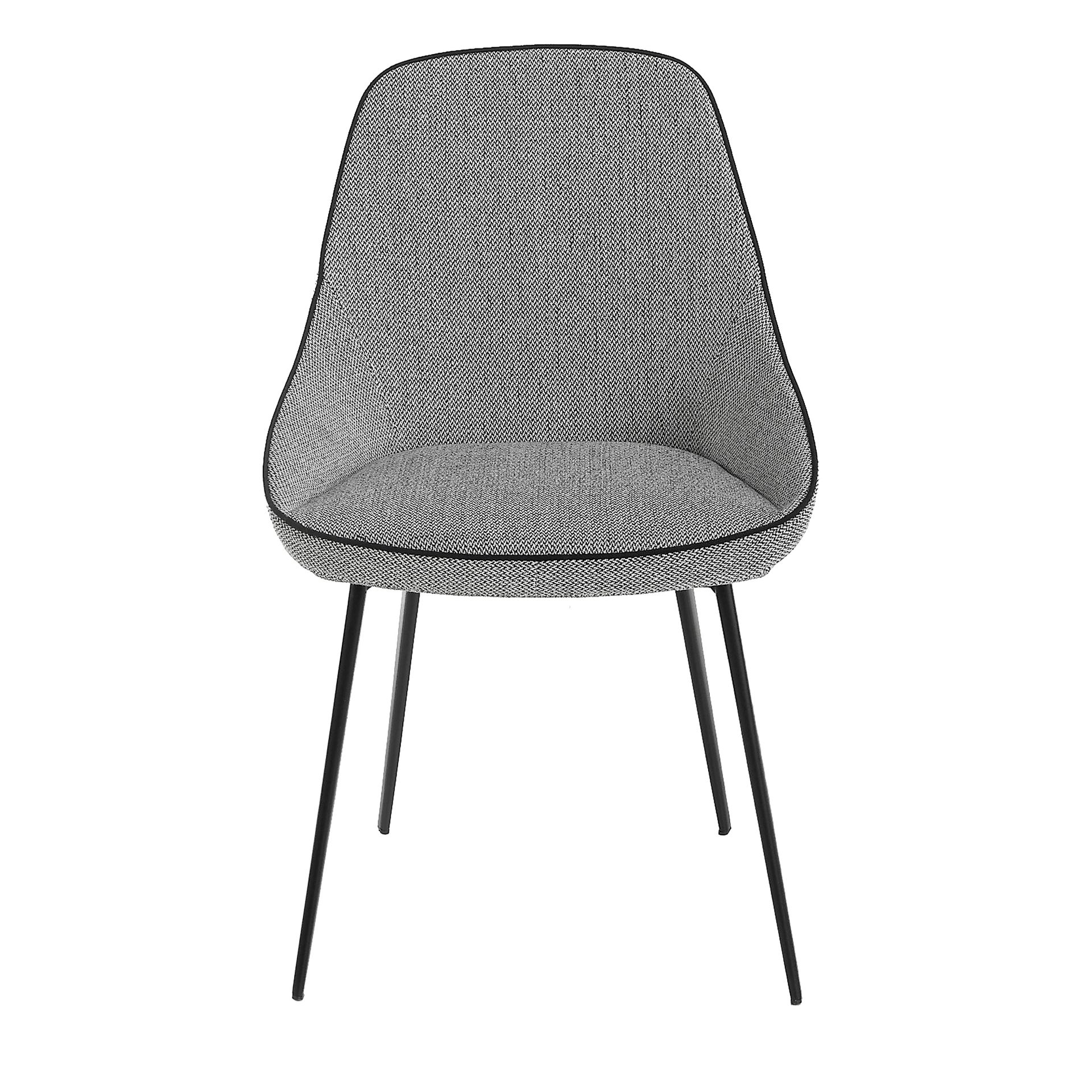 Esszimmerstuhl Textil Grau