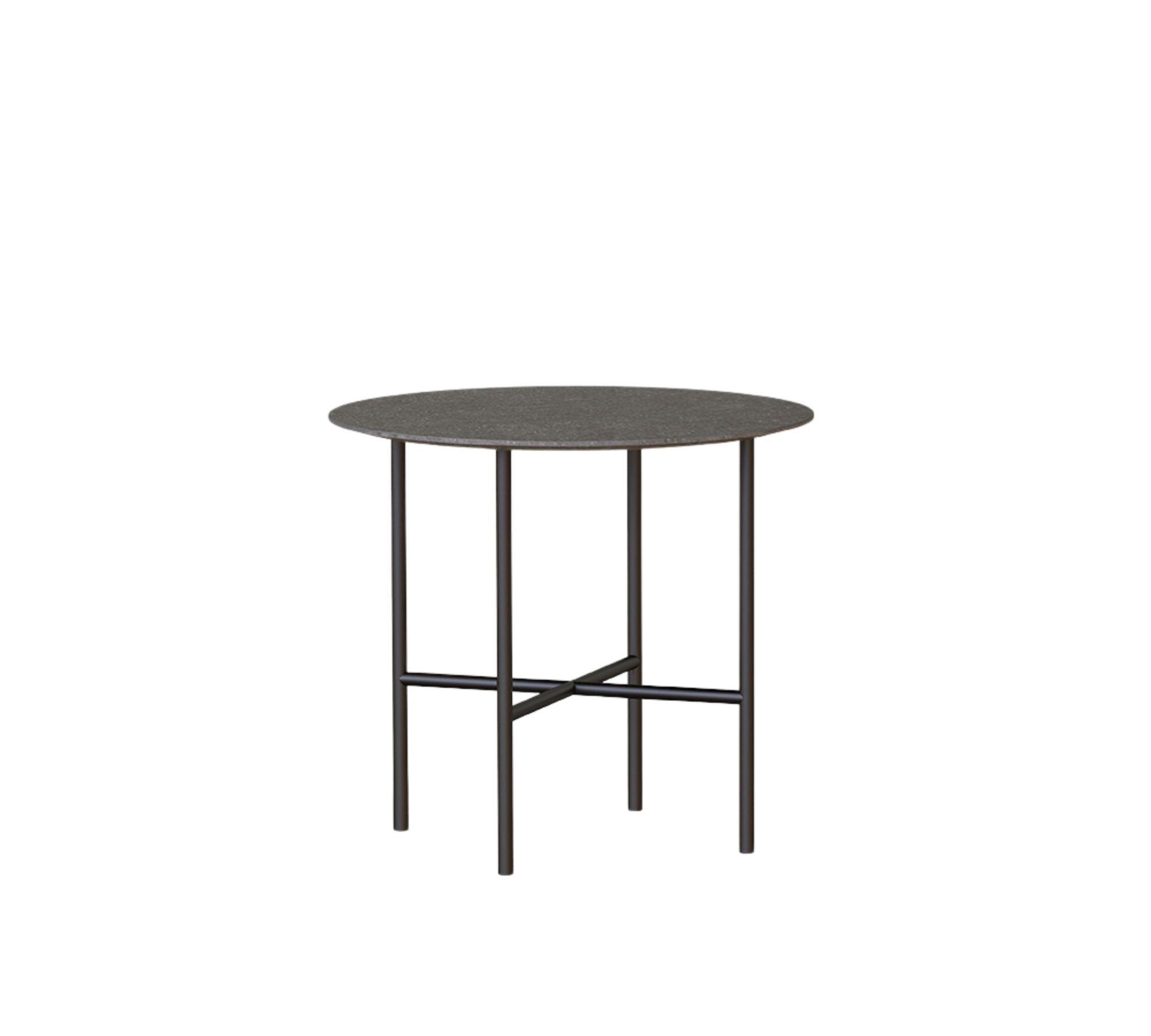 2x Twins Sessel & Beistelltisch Textil Aluminium Grau