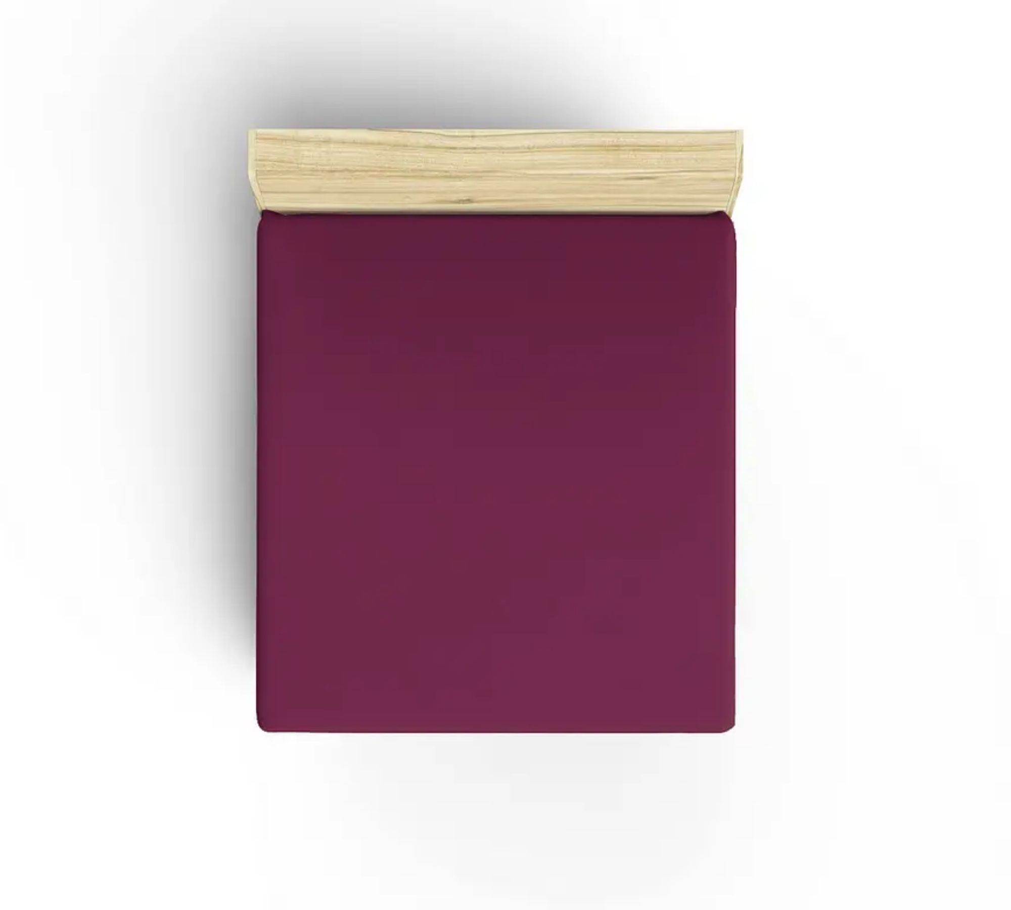 Fitted sheet cotton Purple 100cm x 200cm