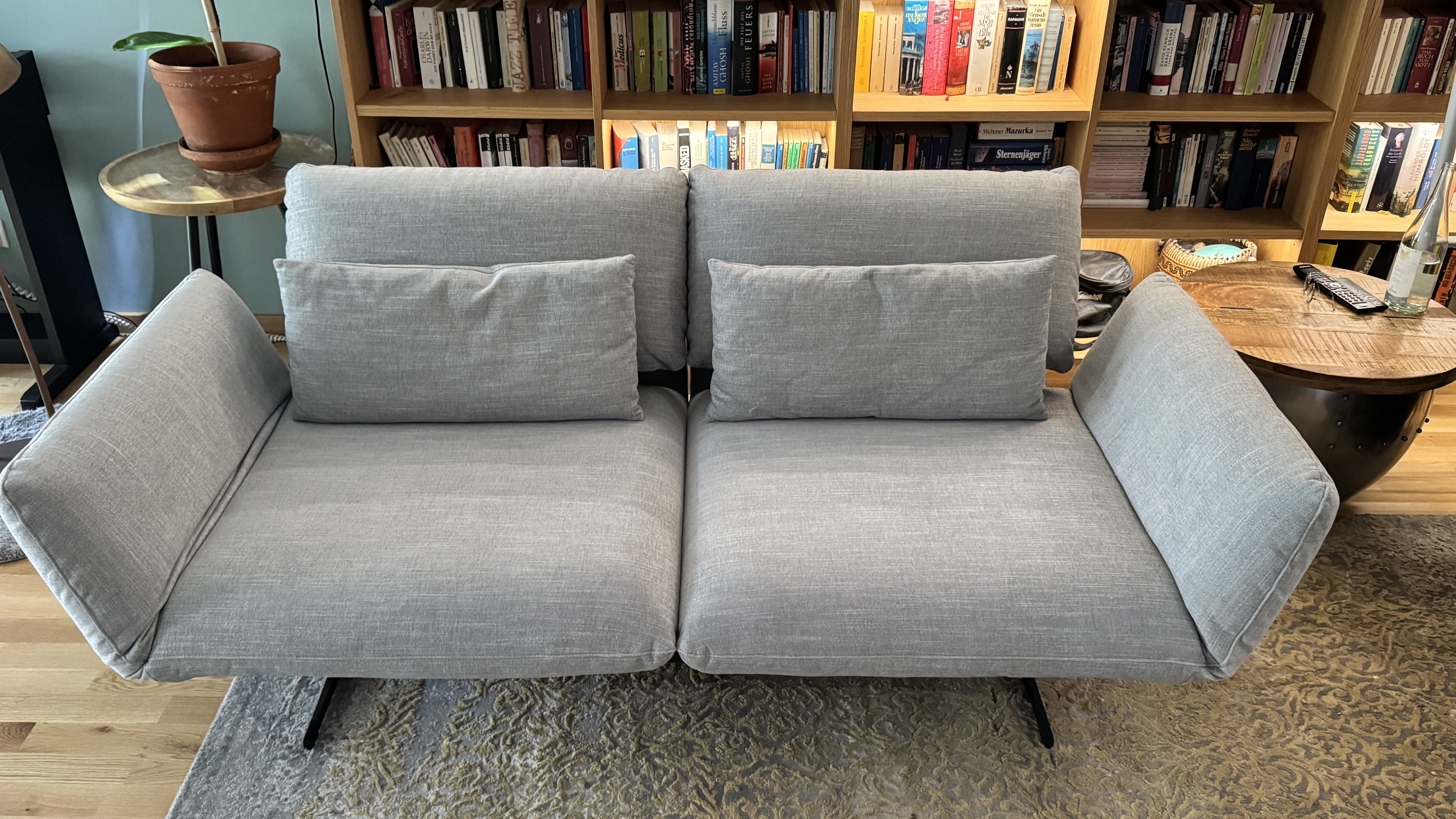 Messina Sofa 2-Sitzer Grau