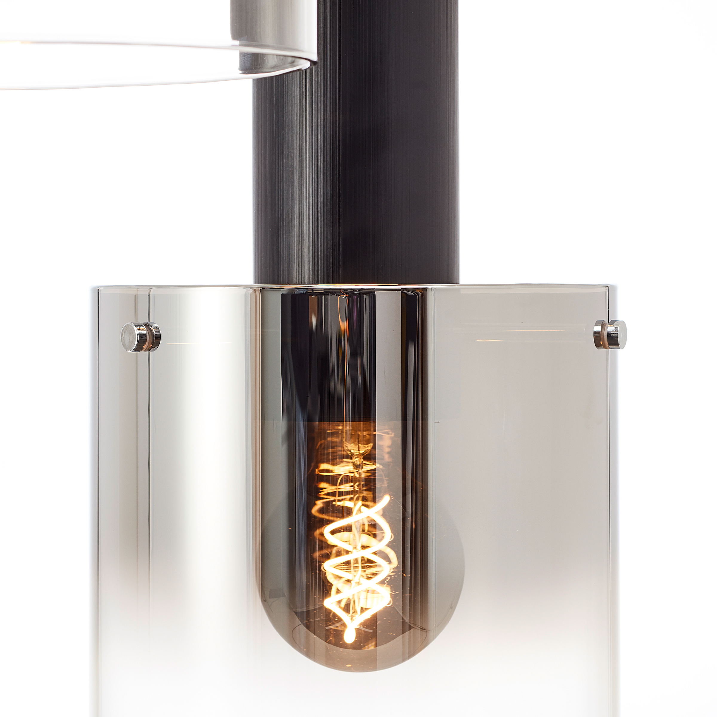 Alesund 3-flammige Pendelleuchte Aluminium Schwarz 