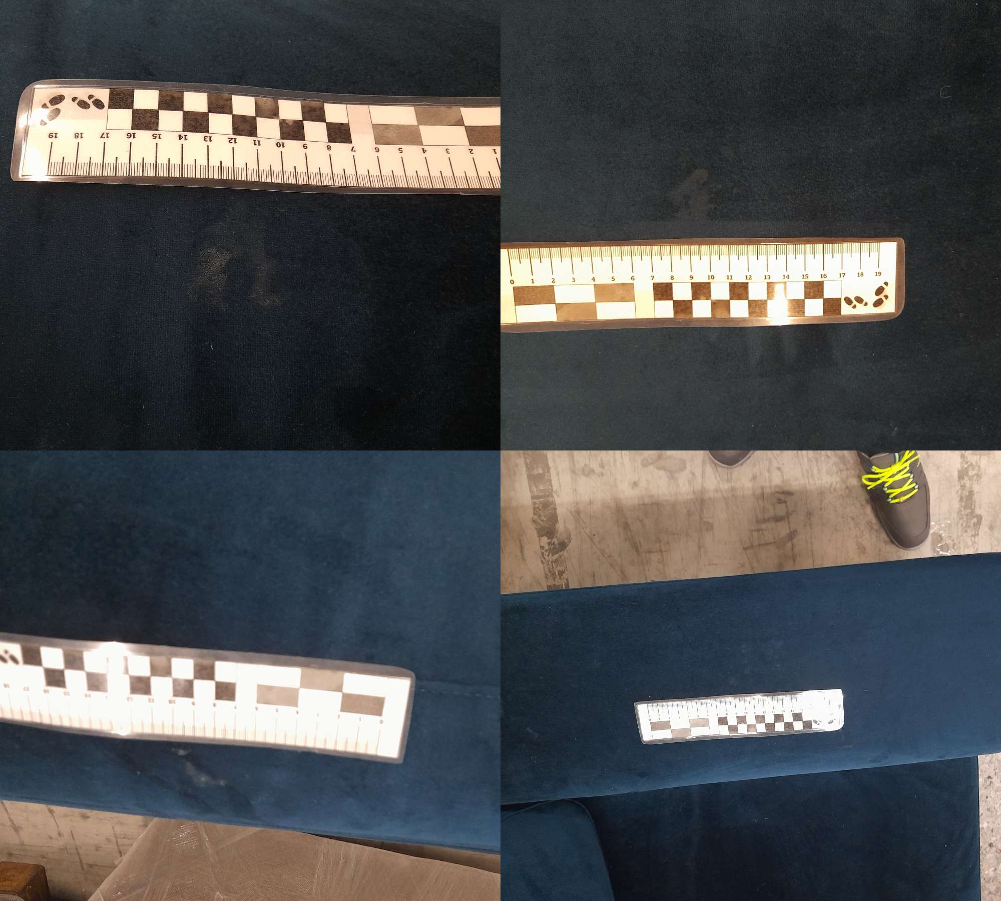 Aya Sofa 4-Sitzer Velour Lux Petrol