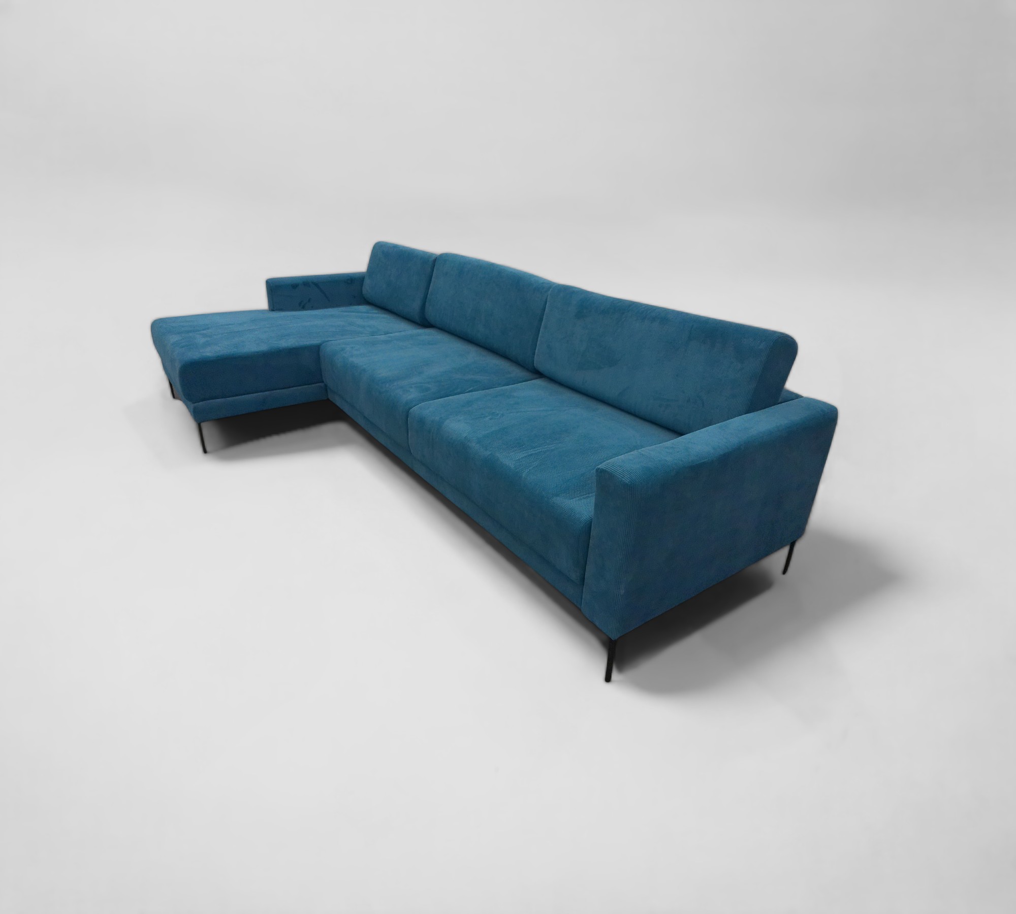 Tyme Sofa Récamiere Links Cord Marineblau