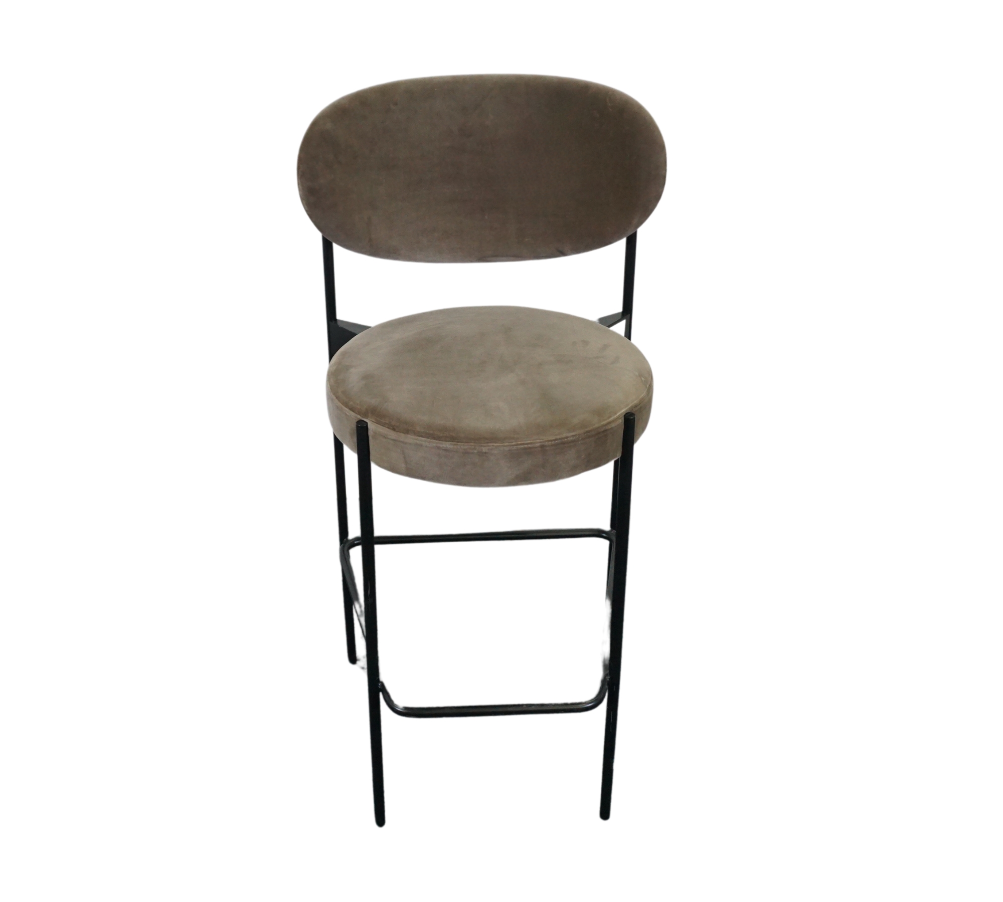 Series 430 Hocker Samt Taupe