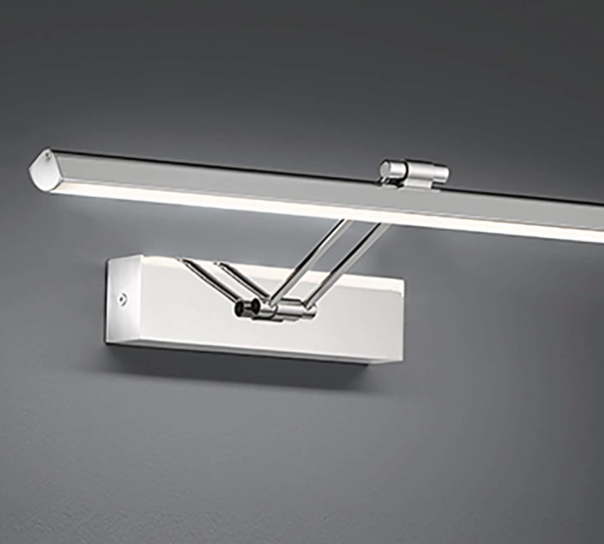 LED Wandleuchte 1-flammig Acrylglas Metall