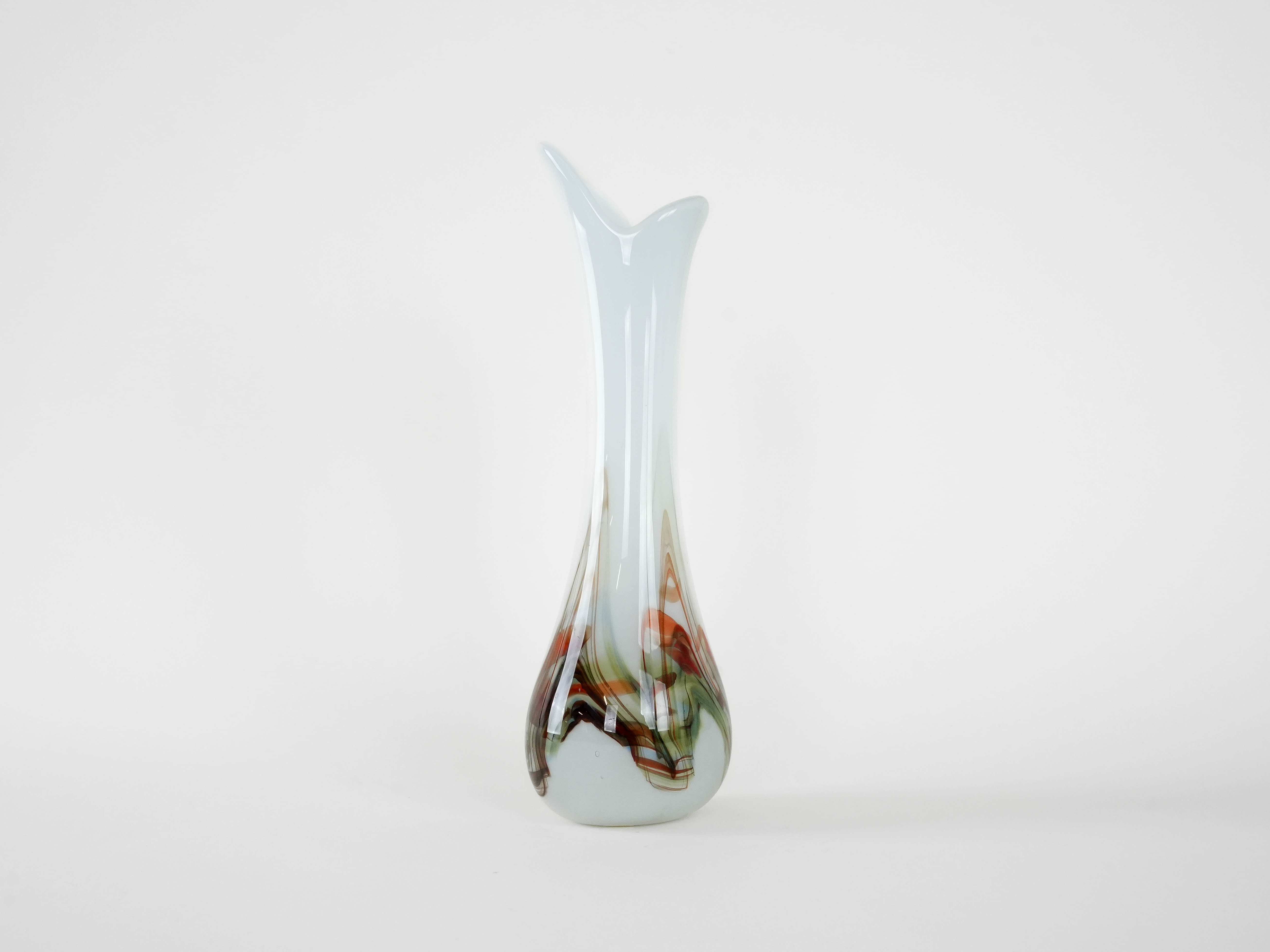 Glass decanter White 1970s