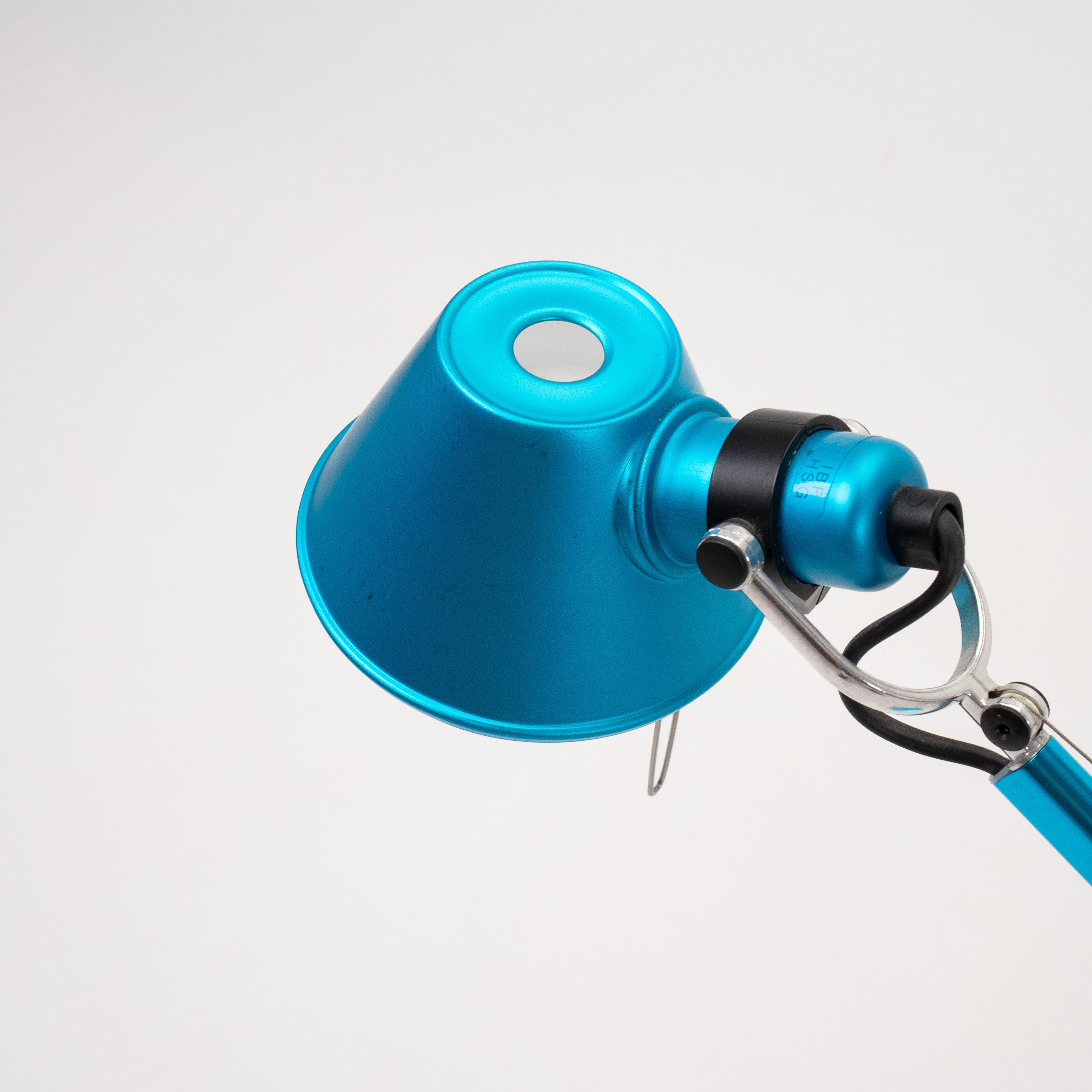 Tolomeo Tischlampen Mirco Standfuß Metalic Blau