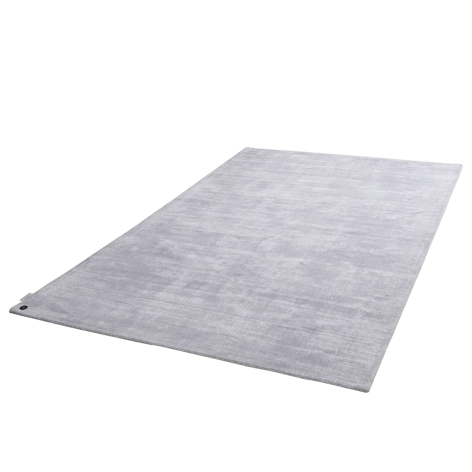 Shine Kurzflorteppich Silber 65 x 135 cm