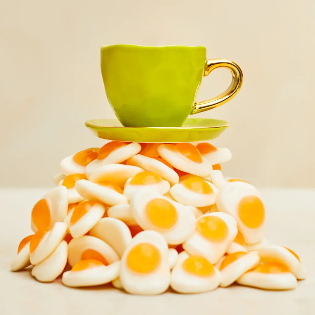 Guten Morgen Espressotasse Erbsgrün