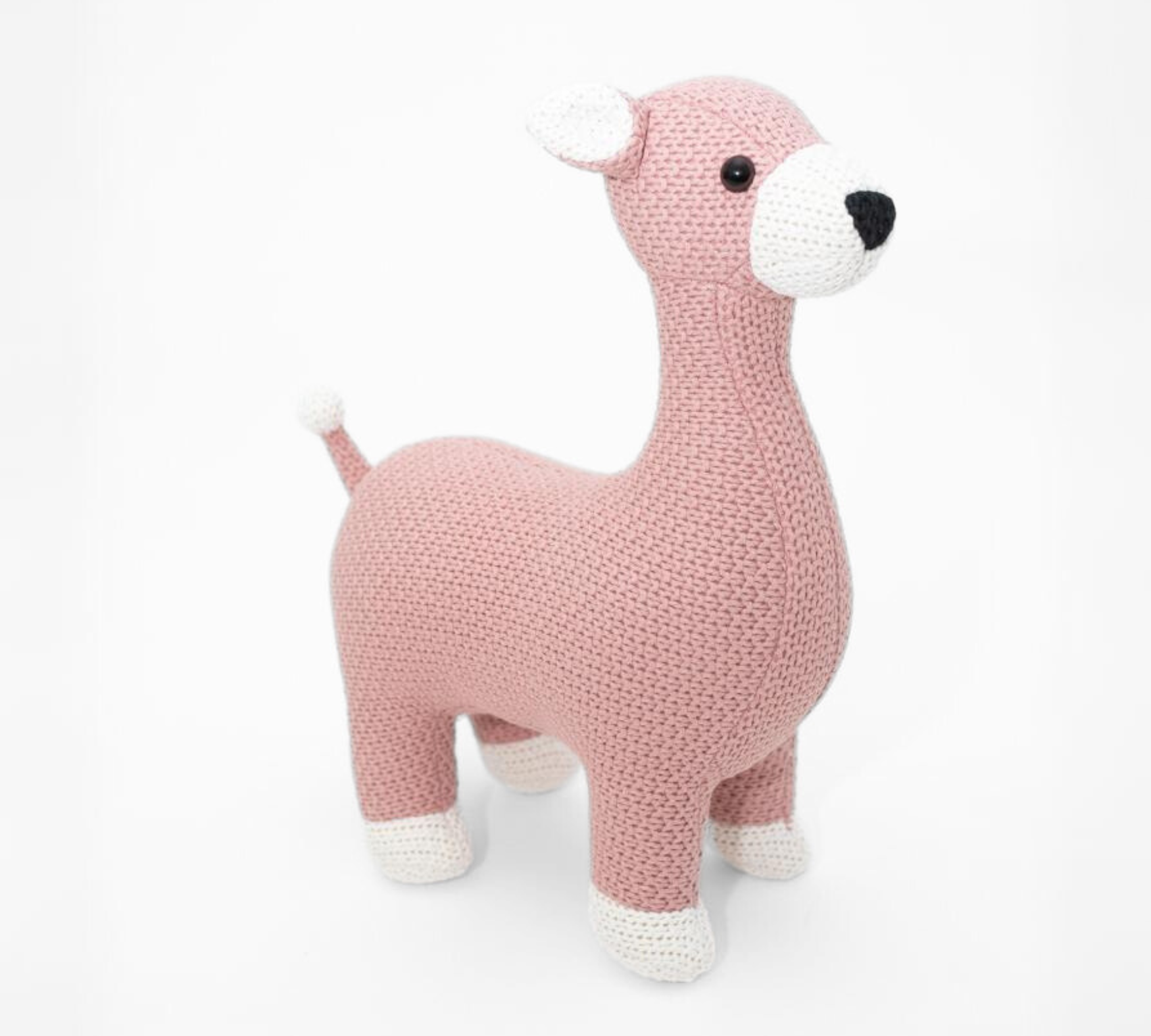 Deer Maxi Plush Toy Cotton Wood Pink