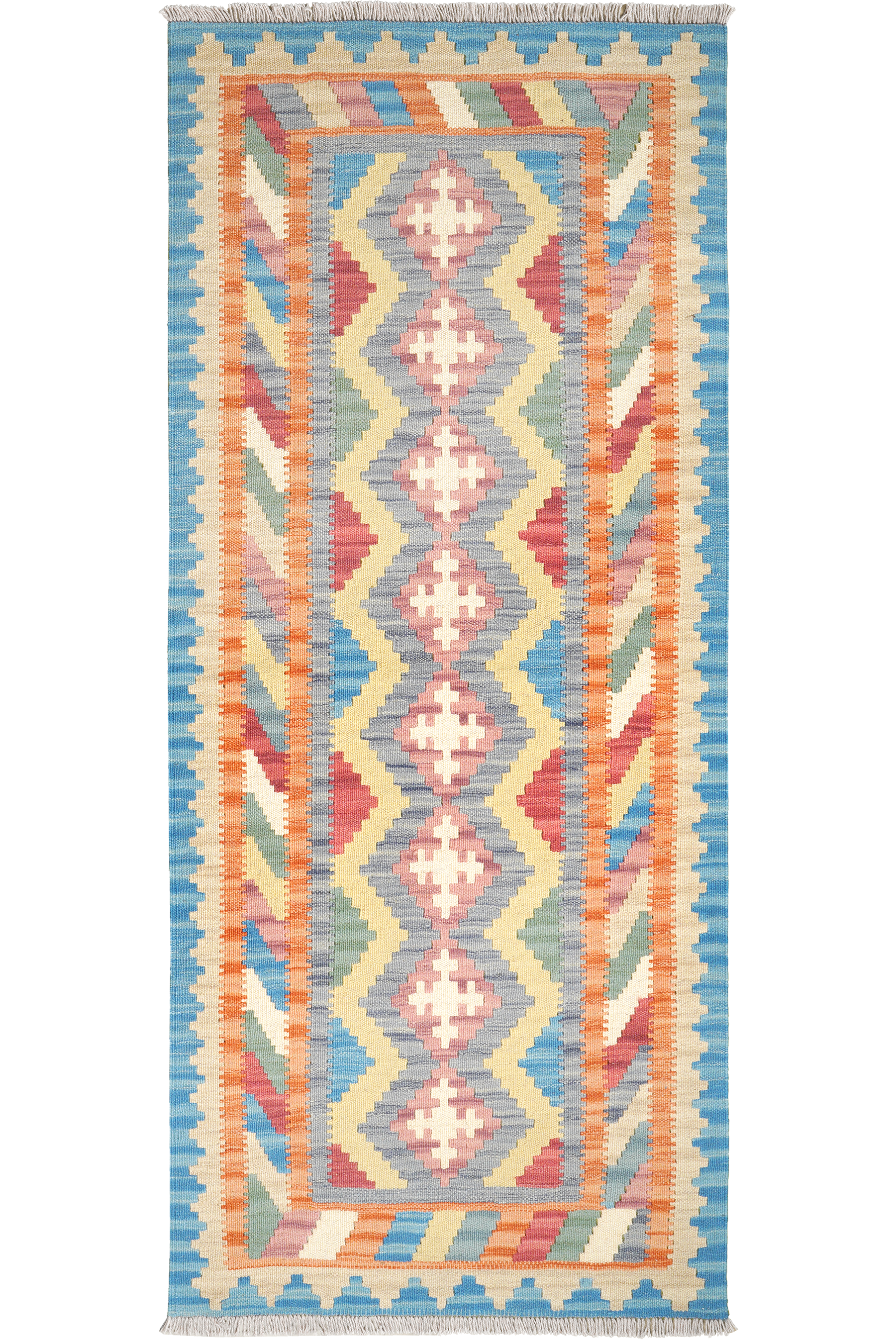 Kelim Gashgai Wool Multicolored