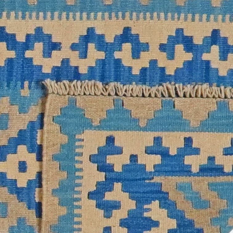 Kilim Gashgai Teppich Blau