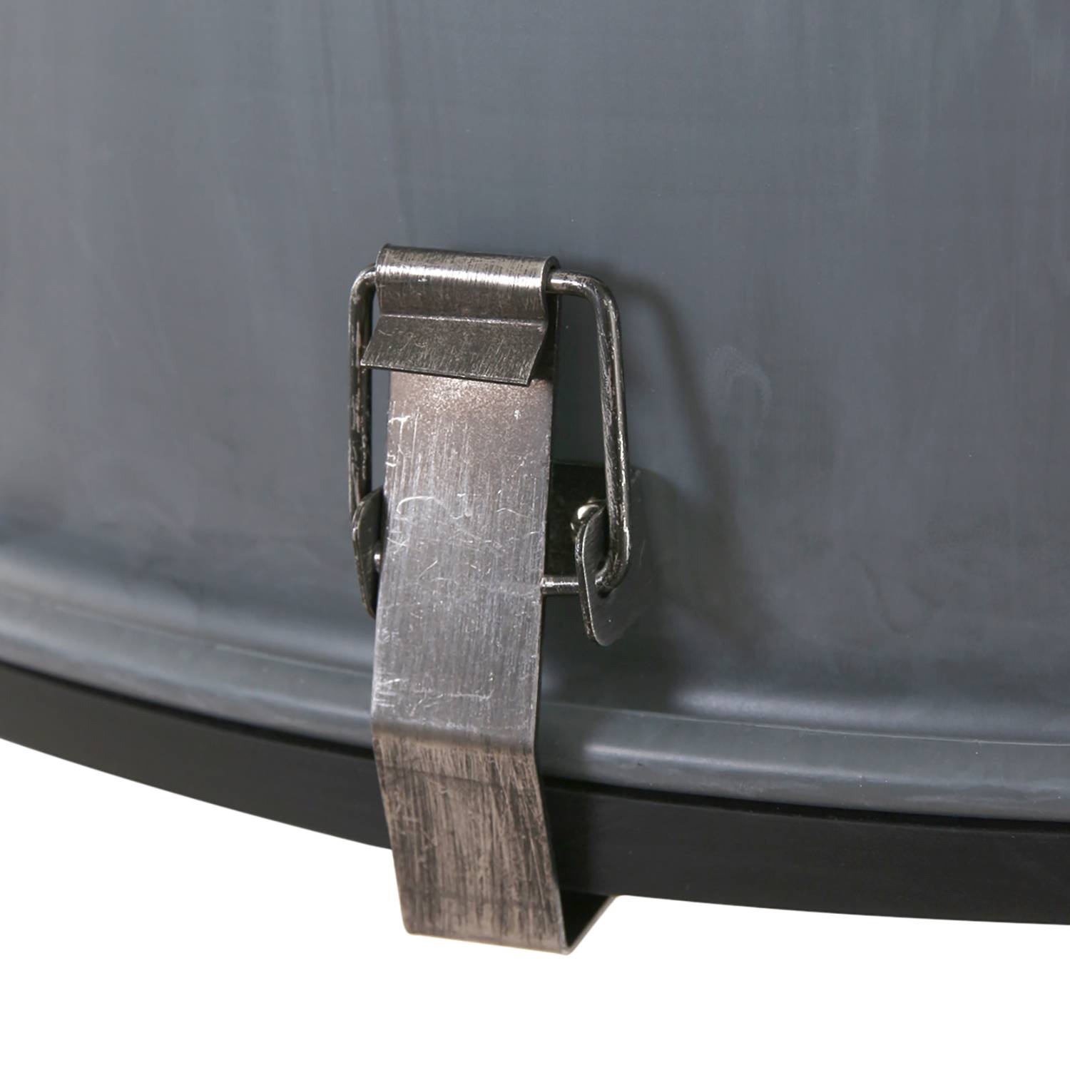 1-Flame Pendant Lamp Bikkel Steel Glass Grey