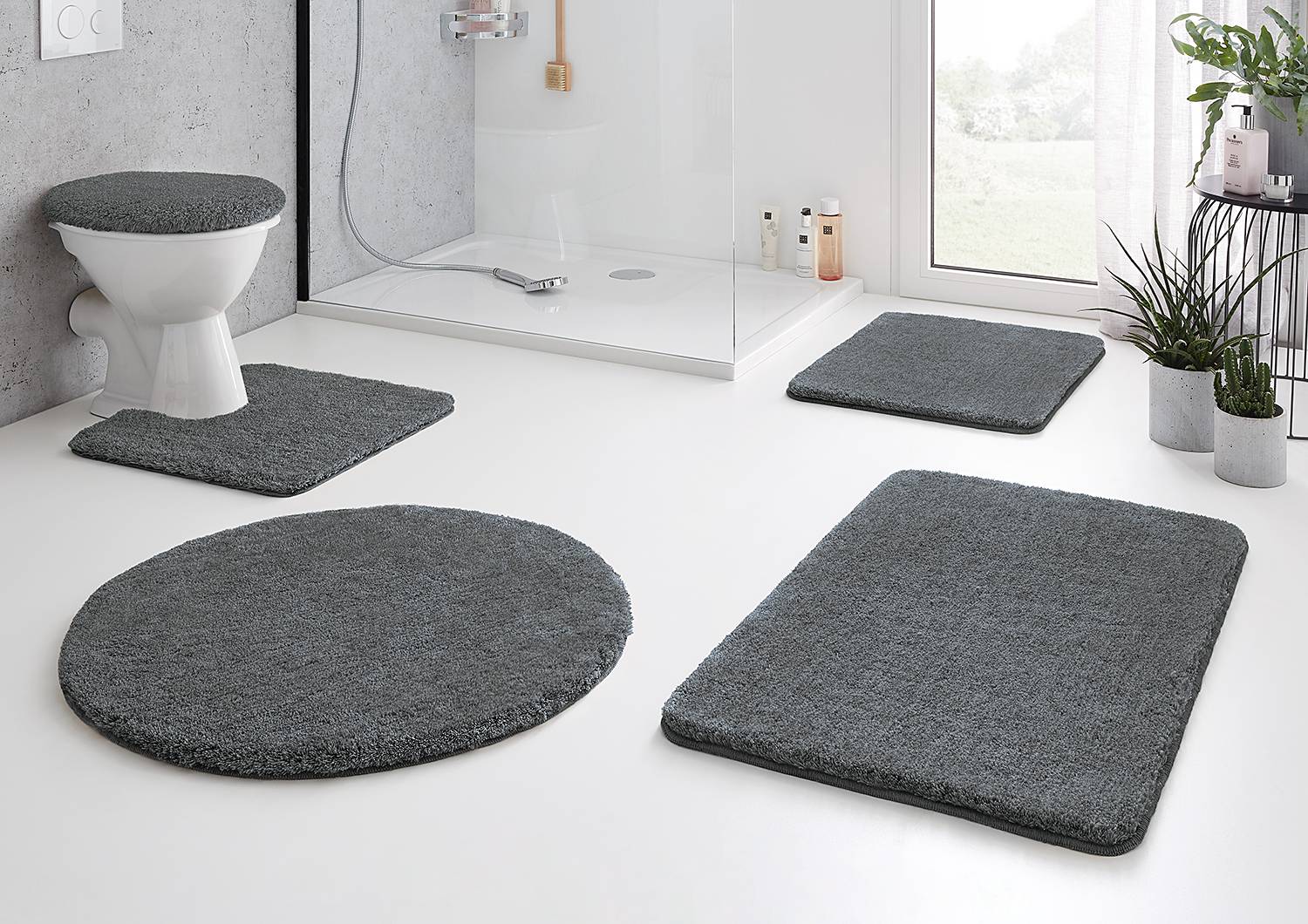 Relax Badteppich Anthrazit 70 x 120 cm