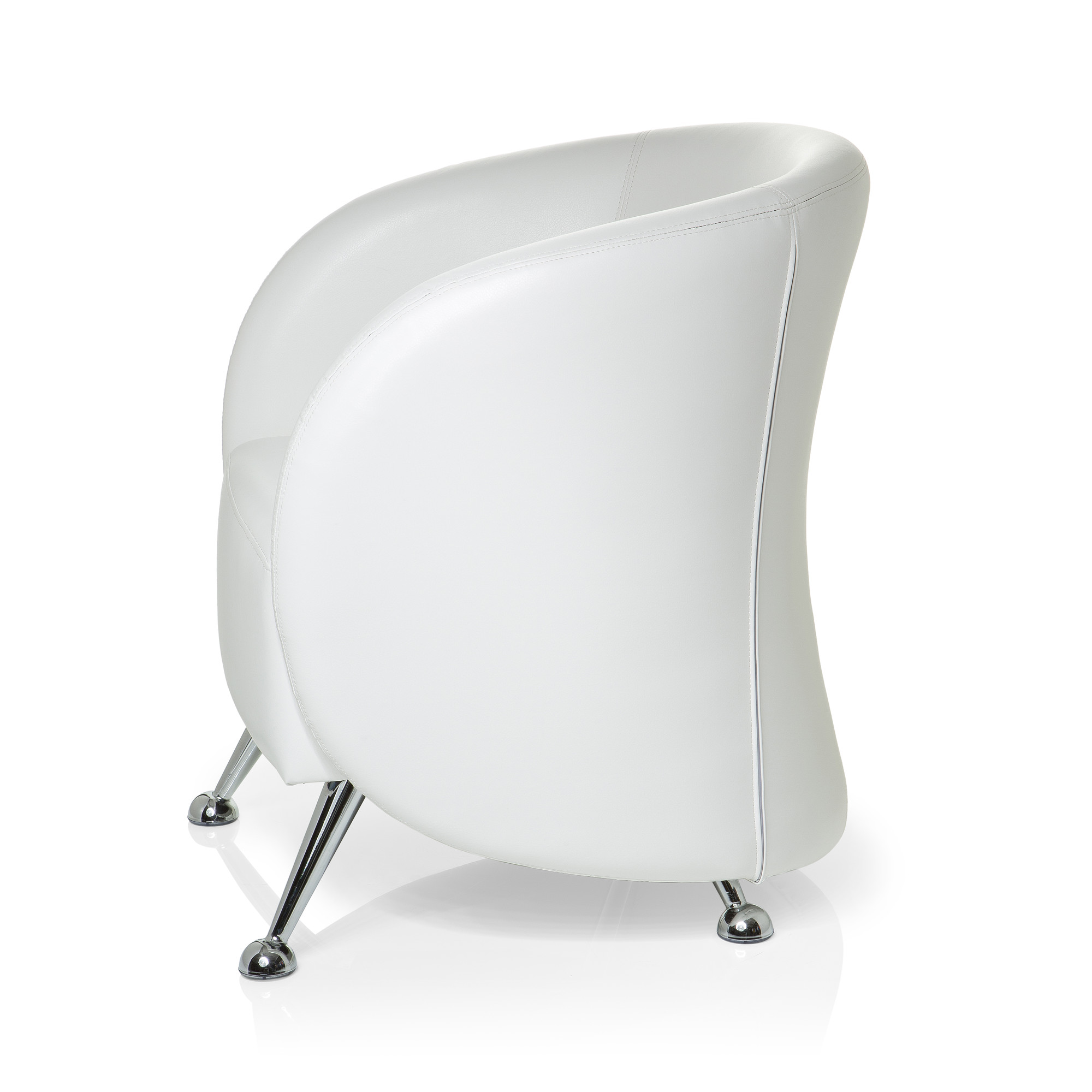 St. Lucia Office chair Faux leather White