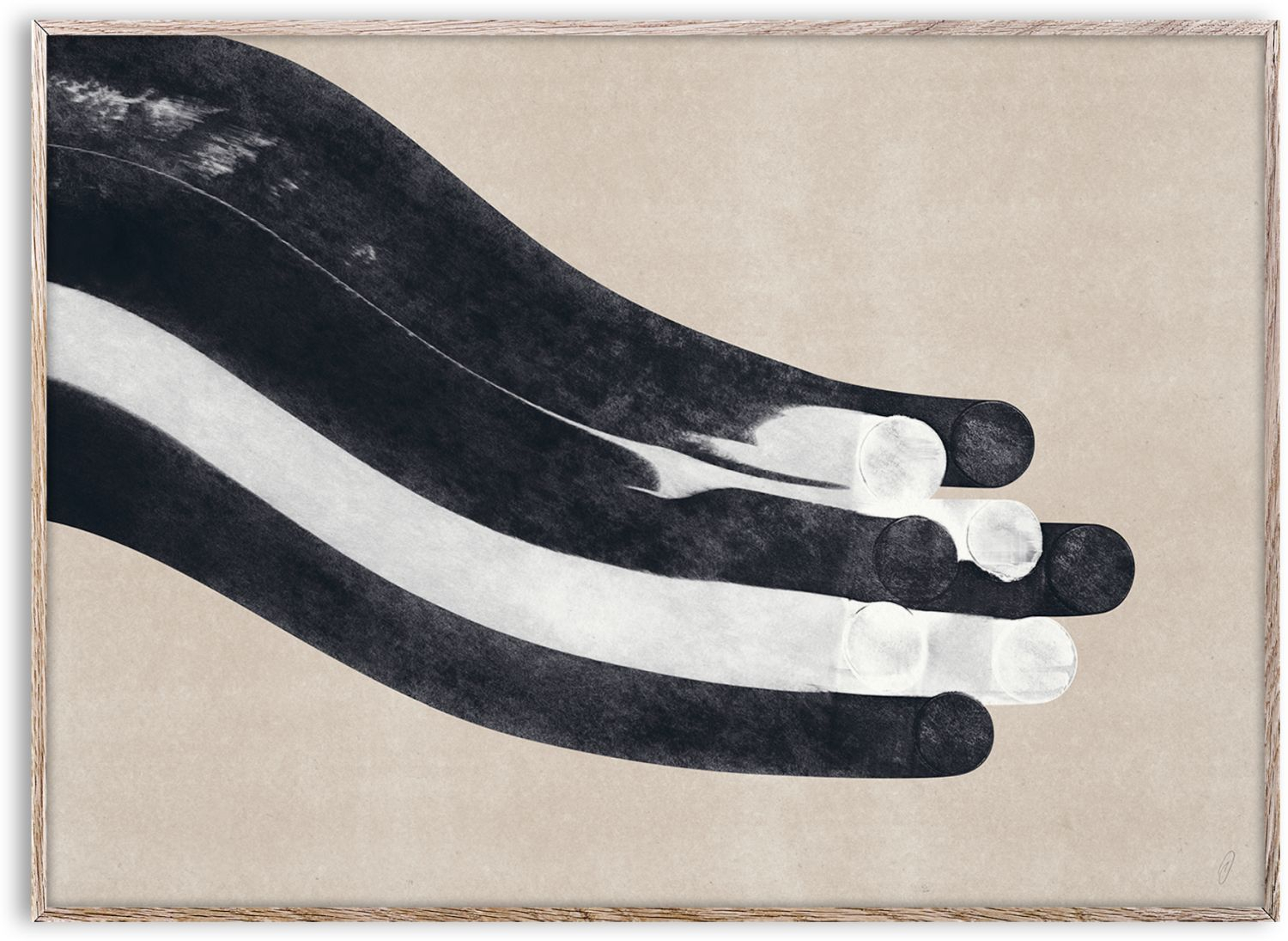 Drift Kunstdruck Mehrfarbig ohne Rahmen