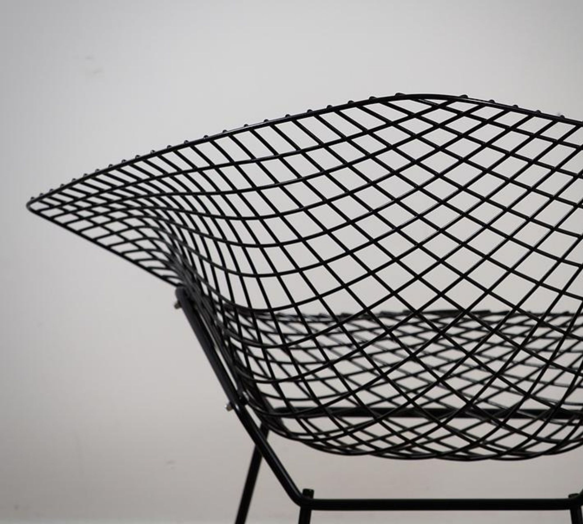 Bertoia Diamond Chair Schwarz 