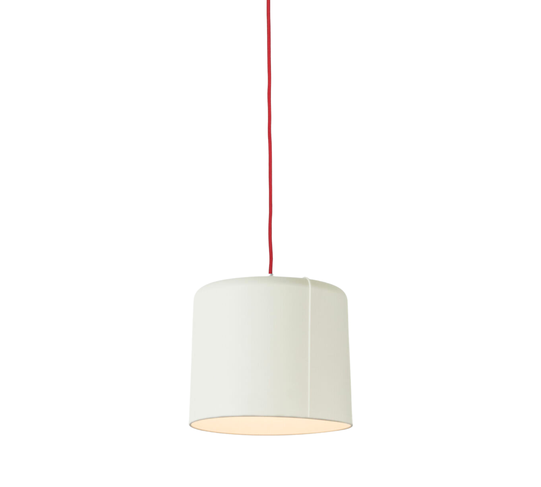 Candle 2 Pendelleuchte Weiß Rot