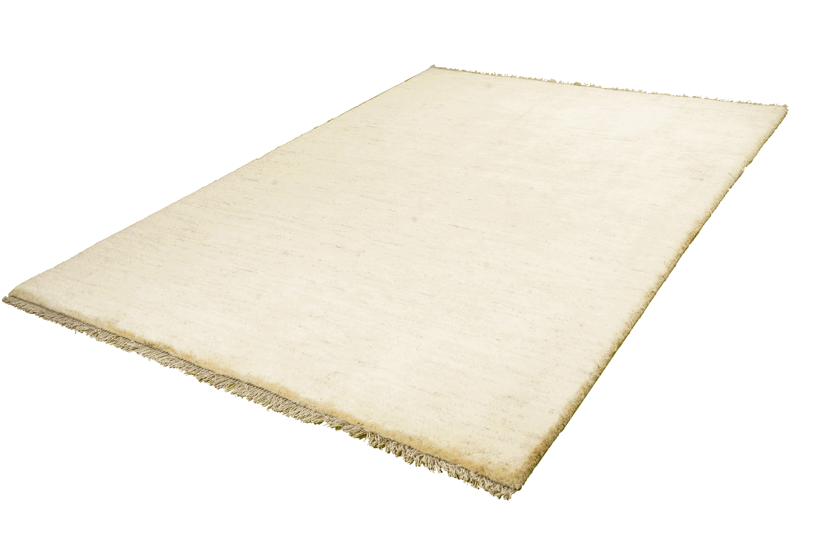 Gabbeh Teppich Wolle Beige