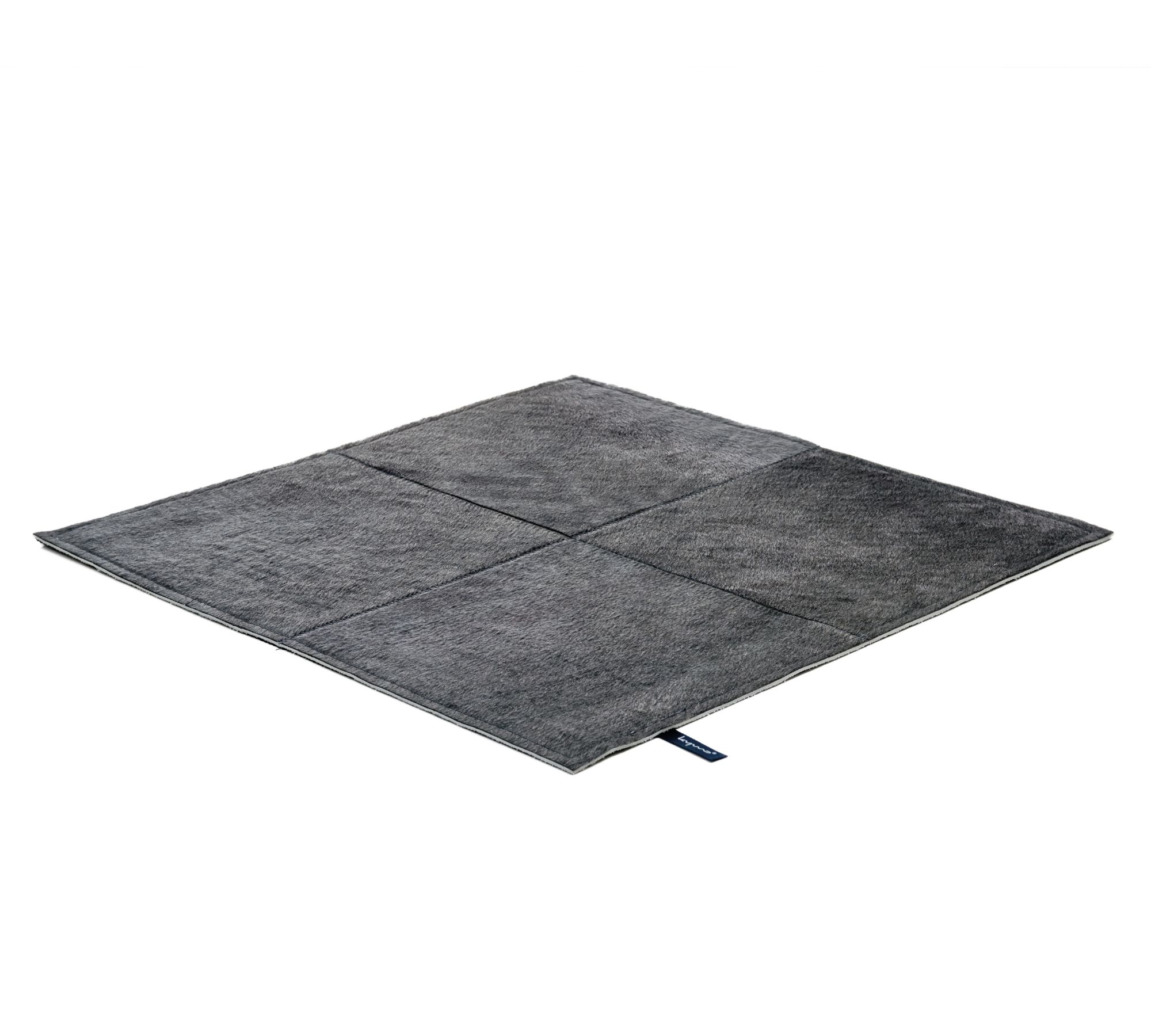 Rare Soul Teppich Leder Grau 150 x 210 cm