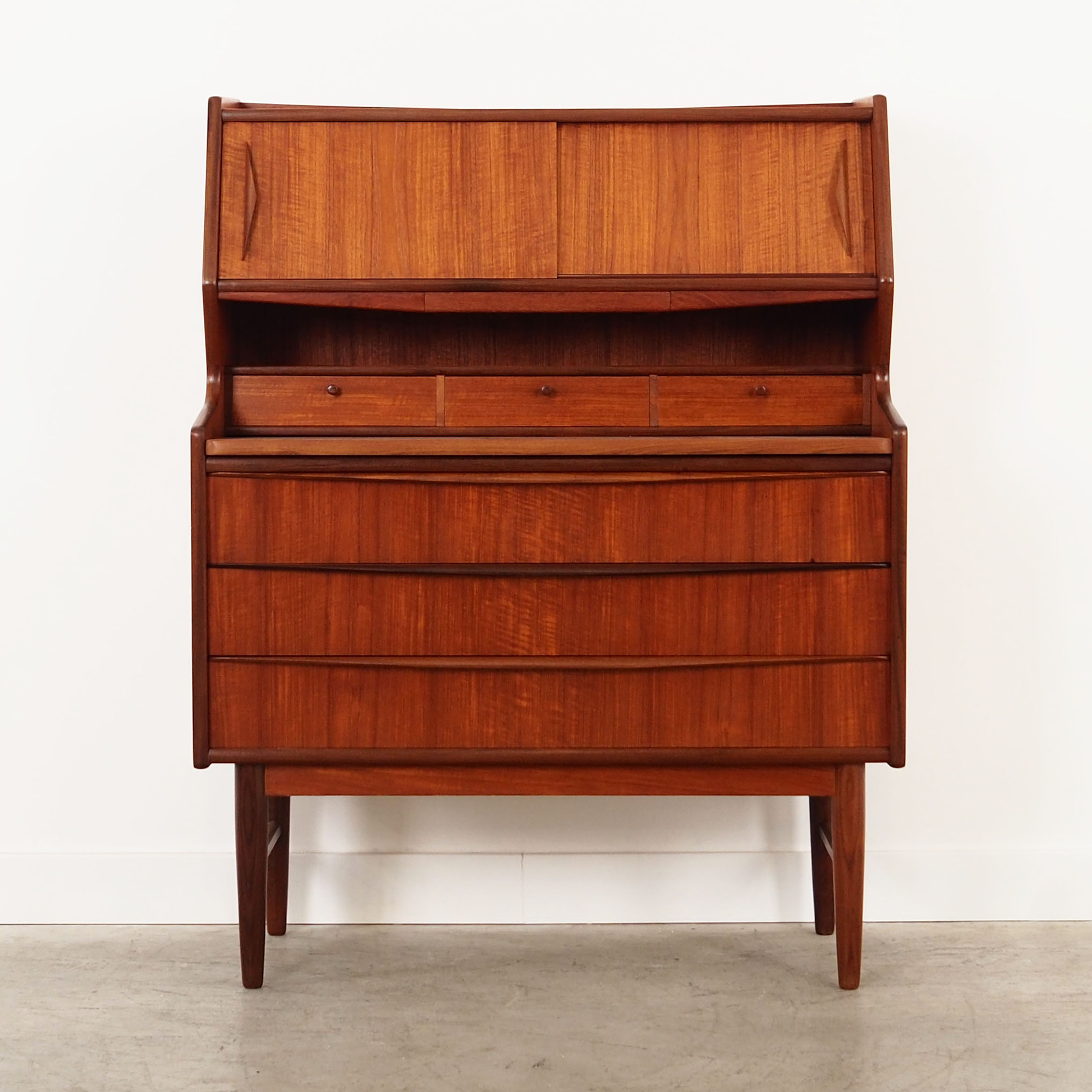 Secretary Teak wood 1970s