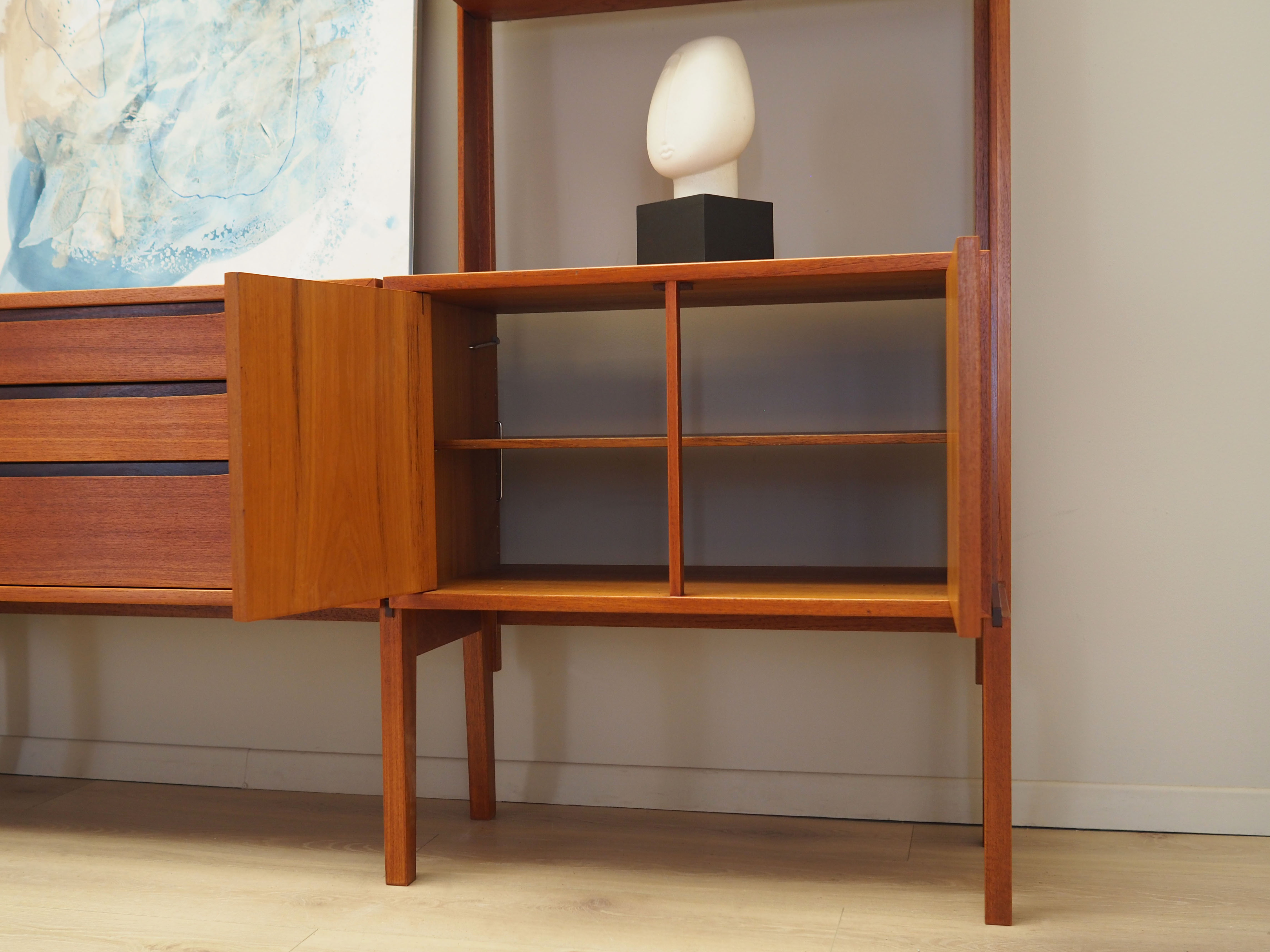 Regalsystem Teakholz 1960er Jahre