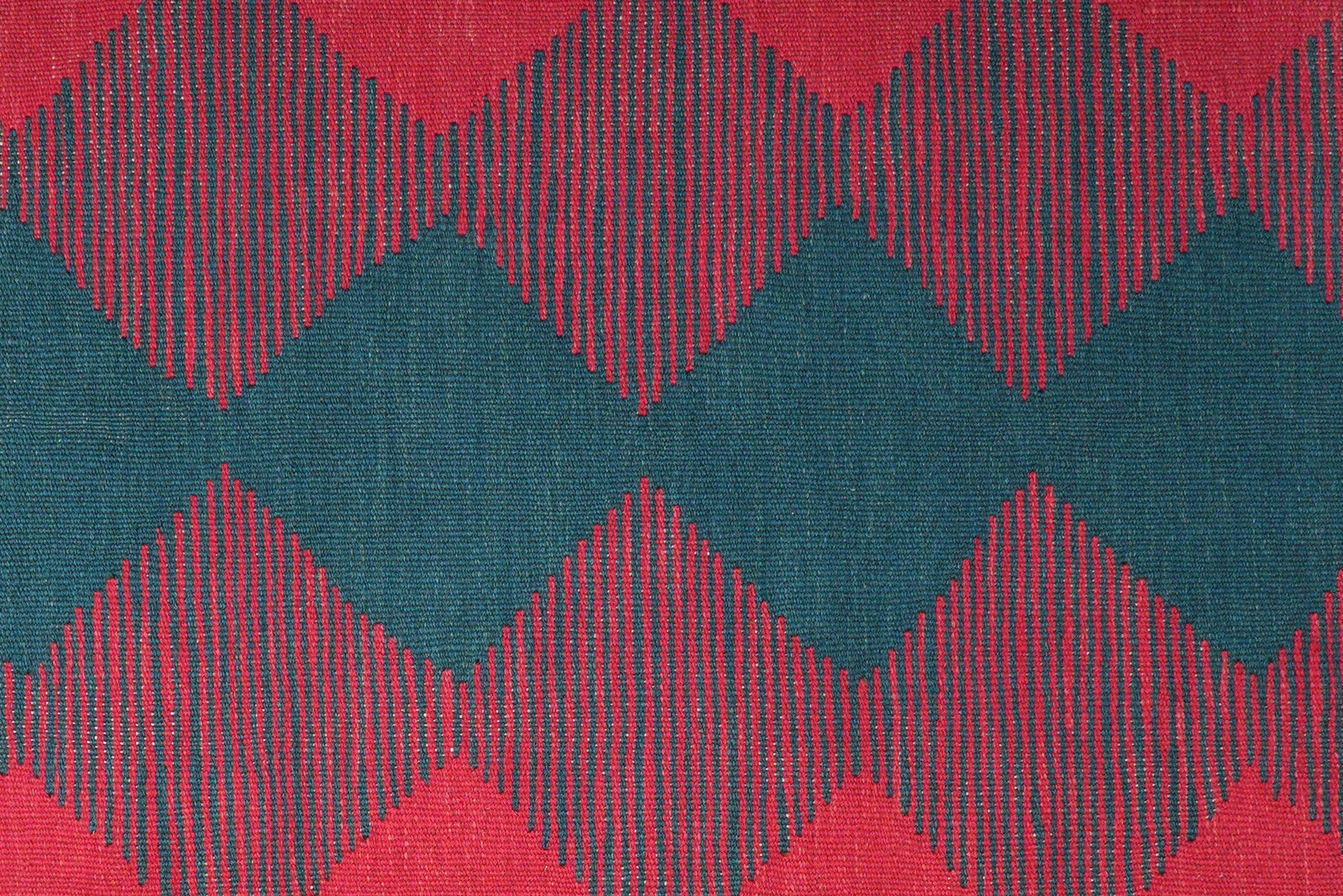 Kilim Gashgai Teppich Rot Blau