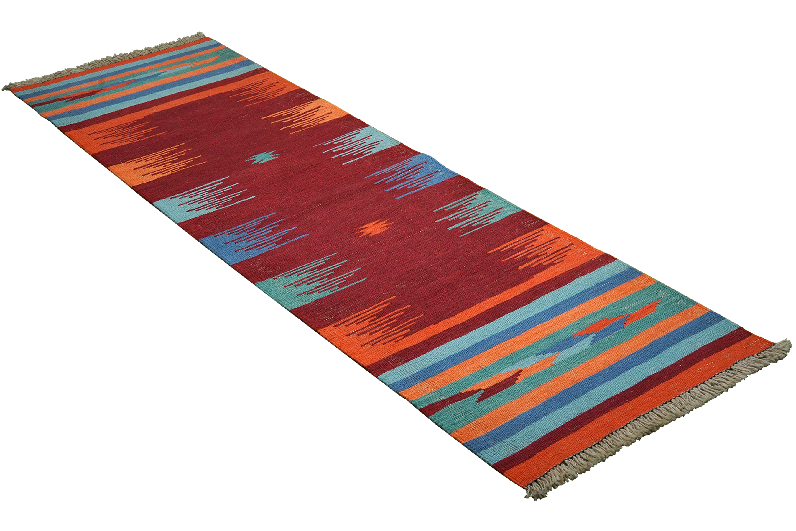 Kilim Gashgai Teppich Mehrfarbig