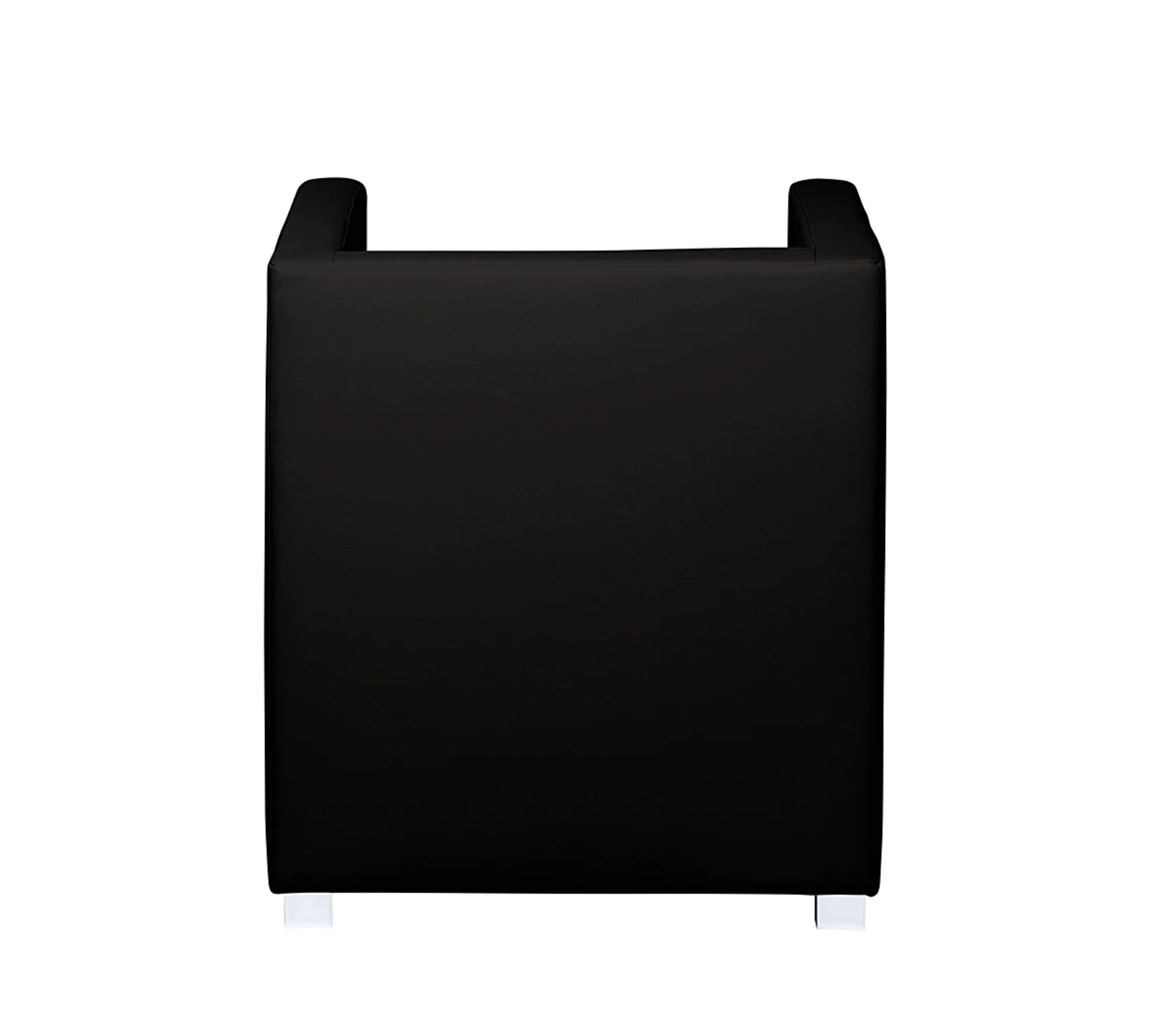 Sessel Kunstleder Schwarz